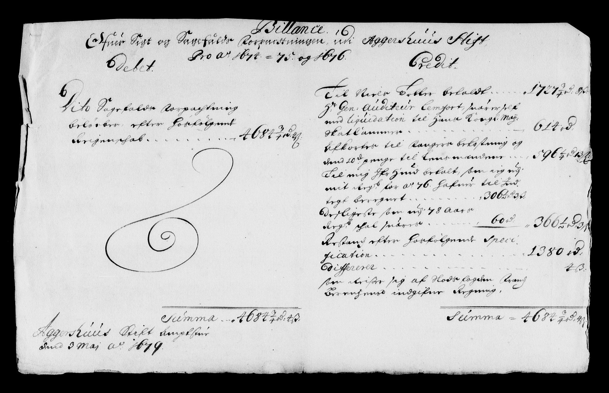 Rentekammeret inntil 1814, Reviderte regnskaper, Stiftamtstueregnskaper, Landkommissariatet på Akershus og Akershus stiftamt, AV/RA-EA-5869/R/Rb/L0126: Akershus stiftamt, 1674-1677