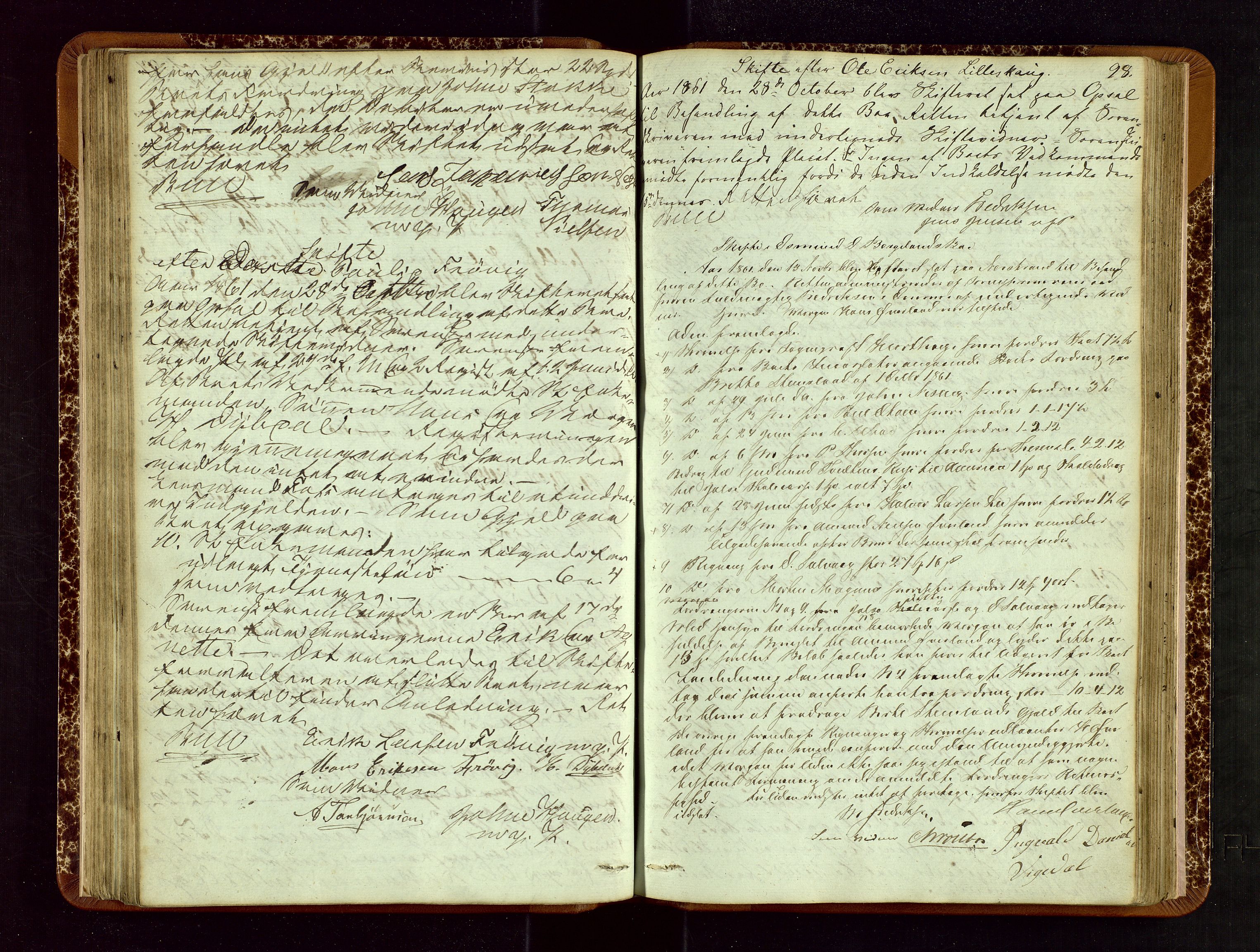 Ryfylke tingrett, AV/SAST-A-100055/001/IV/IVF/L0007: Skifteforhandlingsprotokoll B 1, 1852-1870, s. 98