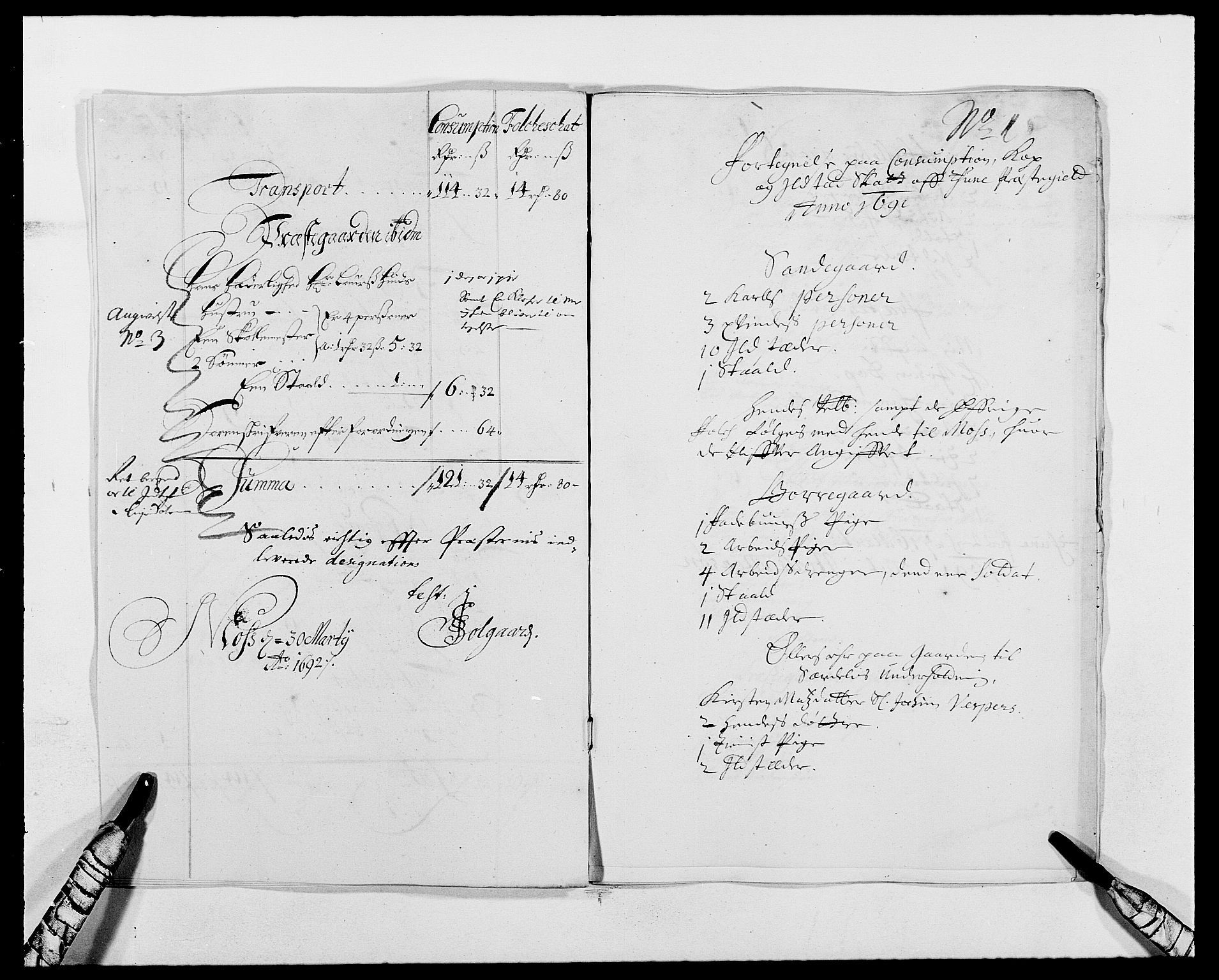 Rentekammeret inntil 1814, Reviderte regnskaper, Fogderegnskap, AV/RA-EA-4092/R03/L0119: Fogderegnskap Onsøy, Tune, Veme og Åbygge fogderi, 1690-1691, s. 416