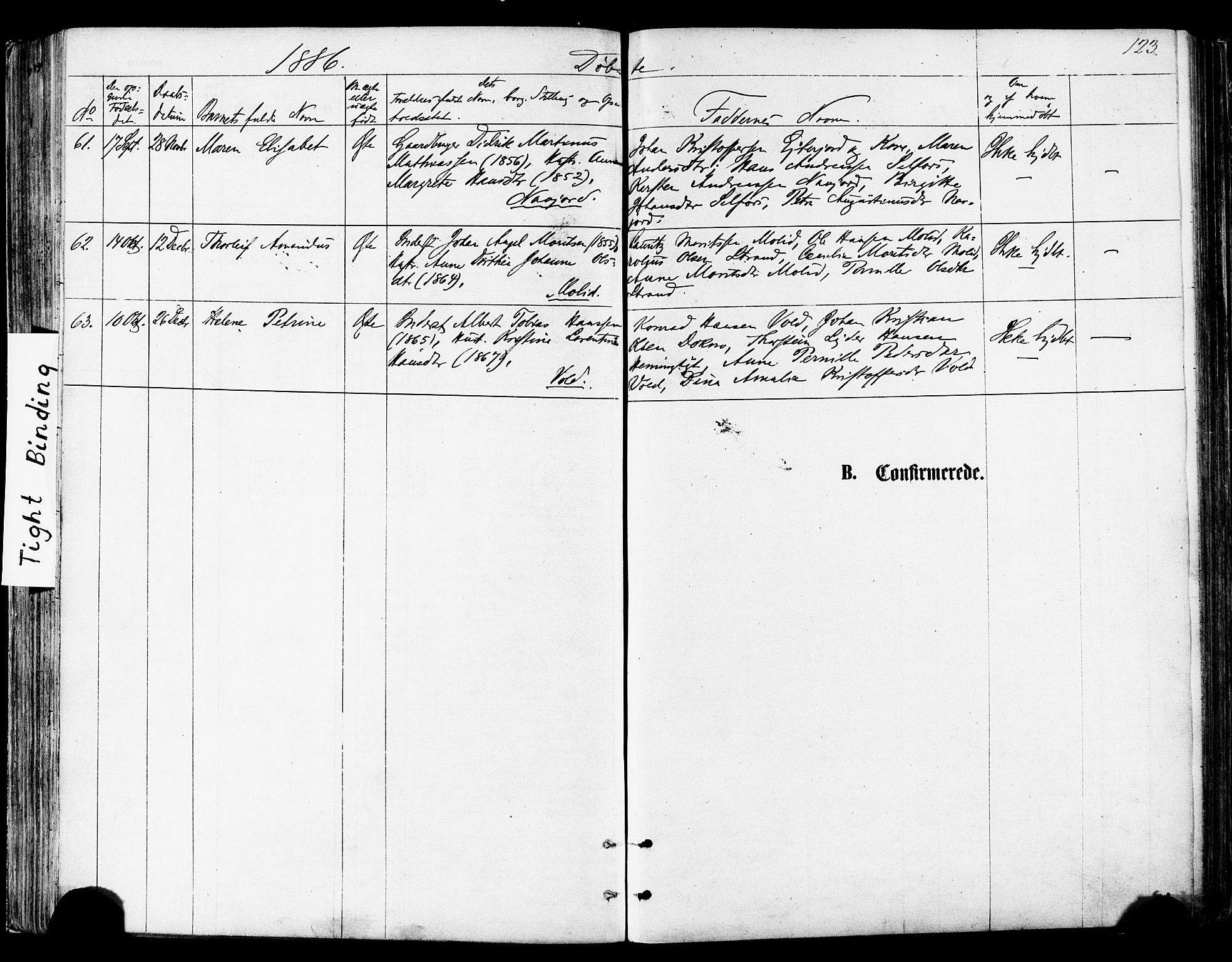 Ministerialprotokoller, klokkerbøker og fødselsregistre - Nordland, SAT/A-1459/846/L0645: Ministerialbok nr. 846A03, 1872-1886, s. 123