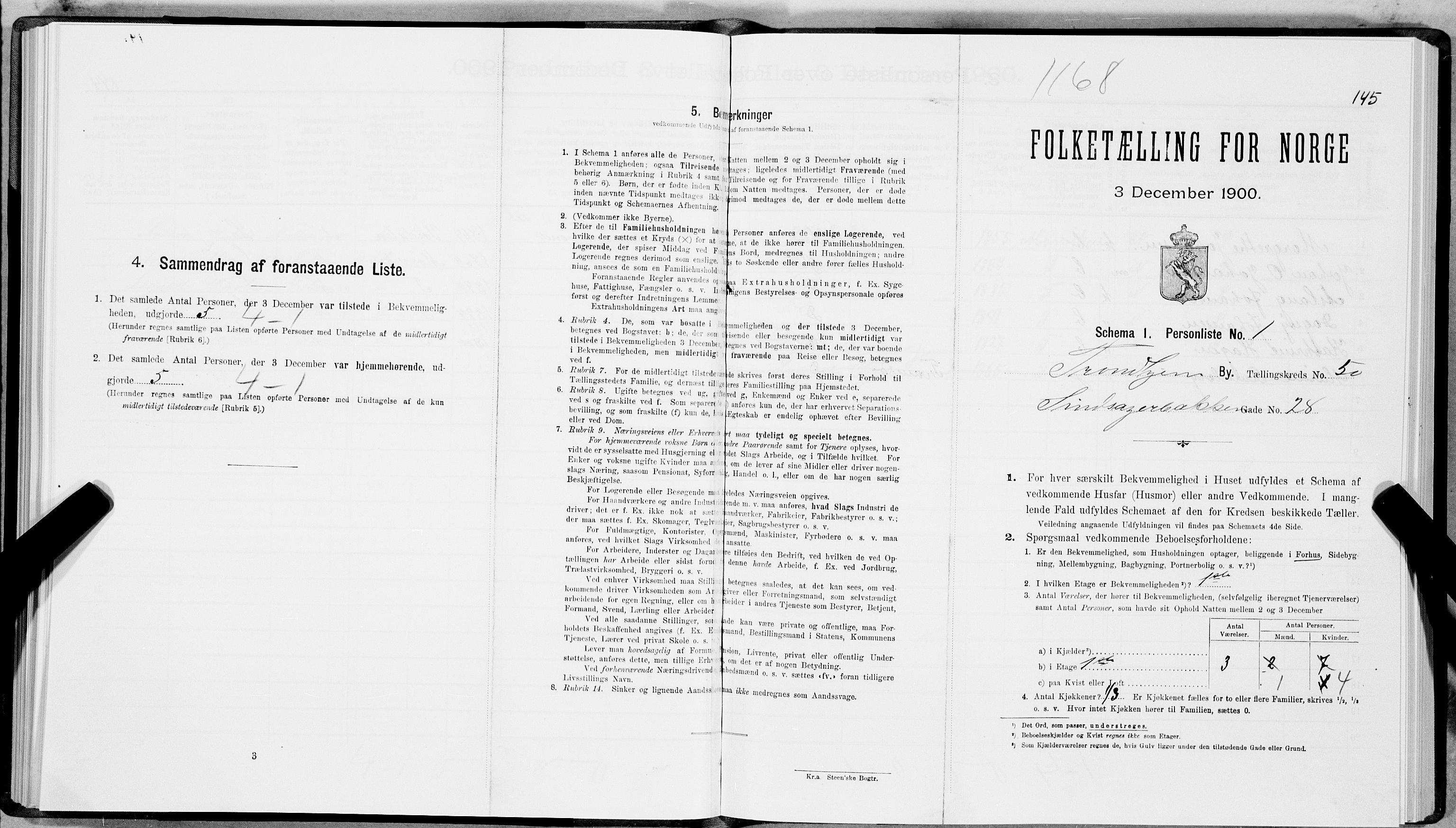 SAT, Folketelling 1900 for 1601 Trondheim kjøpstad, 1900, s. 8470