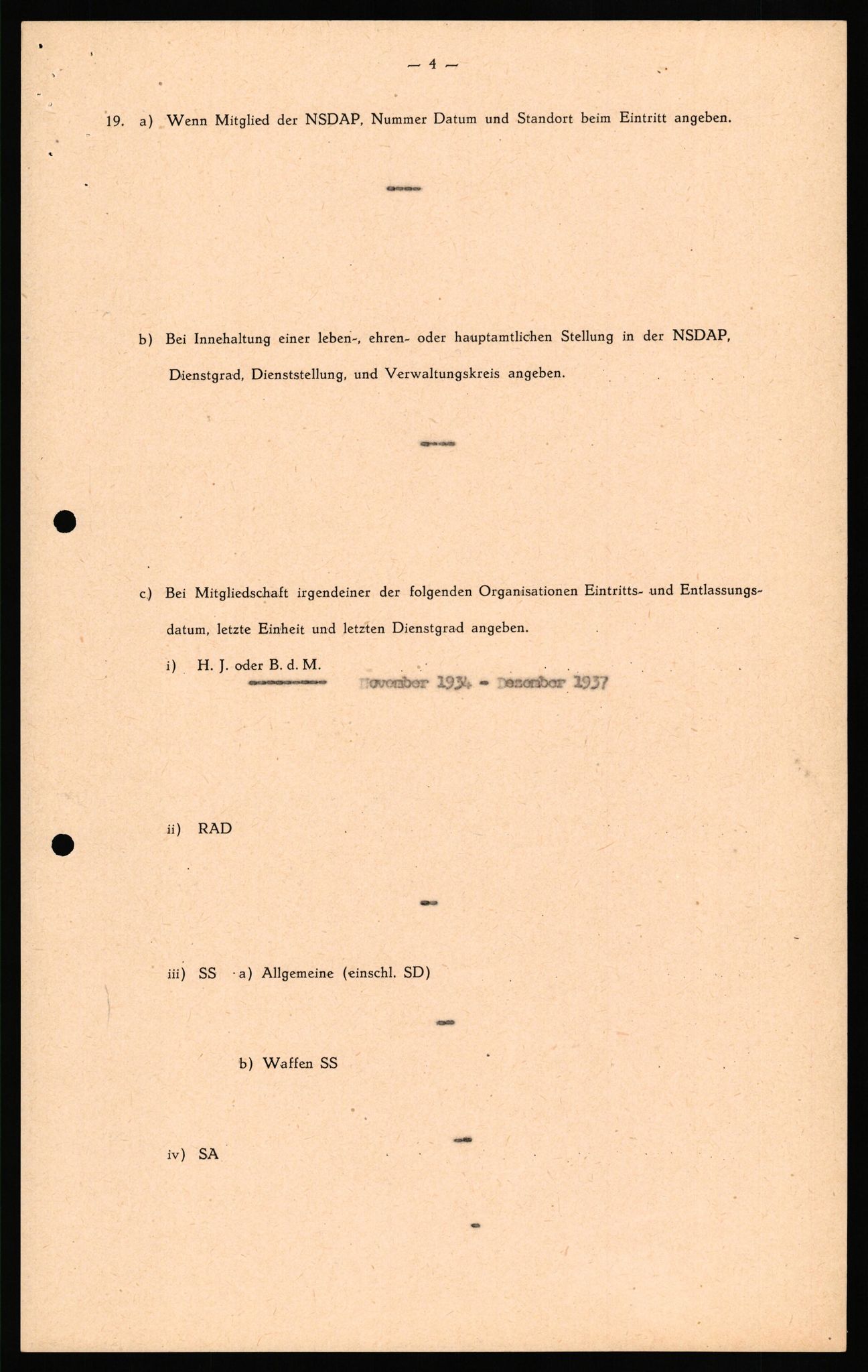 Forsvaret, Forsvarets overkommando II, AV/RA-RAFA-3915/D/Db/L0034: CI Questionaires. Tyske okkupasjonsstyrker i Norge. Tyskere., 1945-1946, s. 59