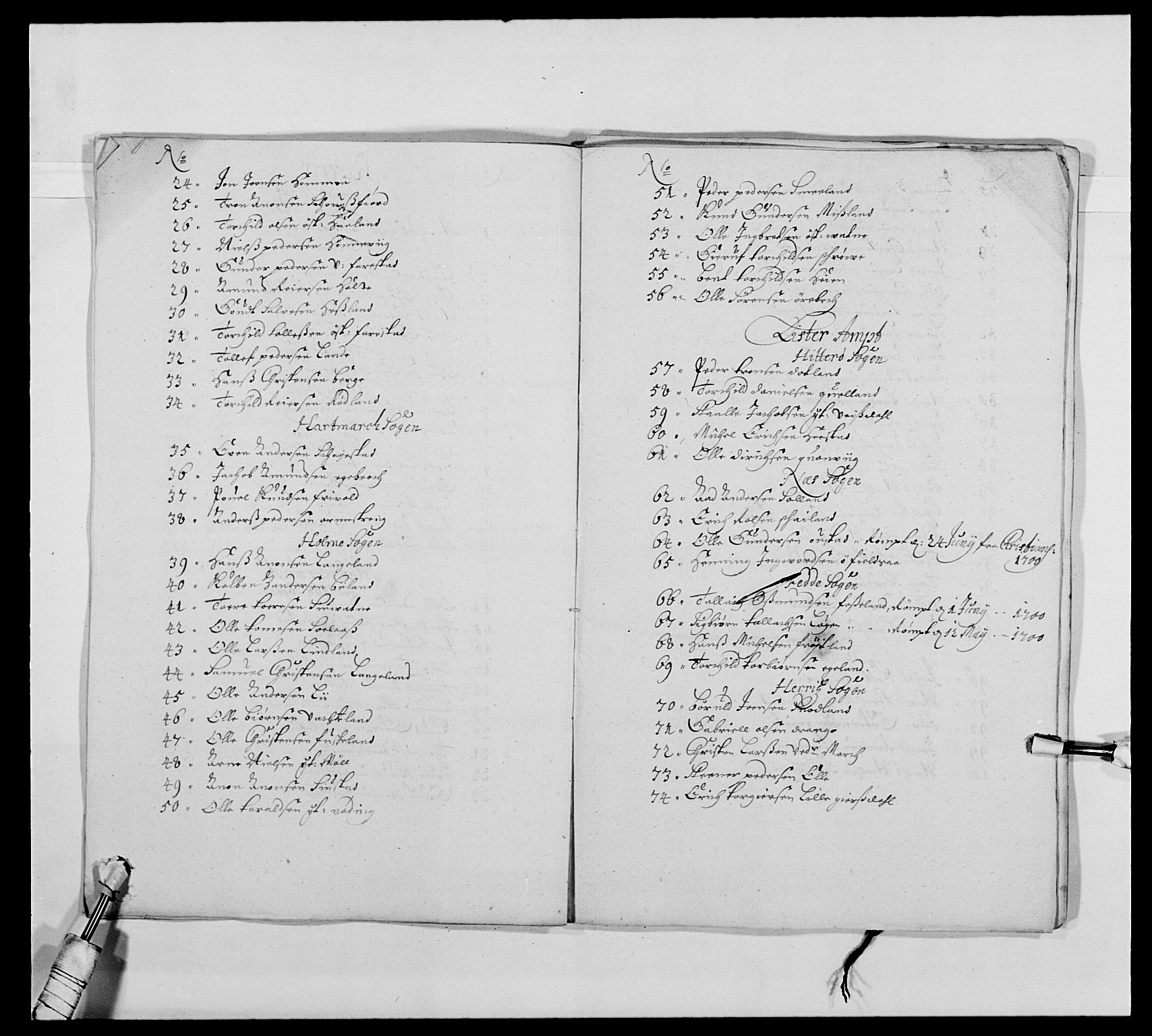 Kommanderende general (KG I) med Det norske krigsdirektorium, AV/RA-EA-5419/E/Ea/L0473: Marineregimentet, 1664-1701, s. 248