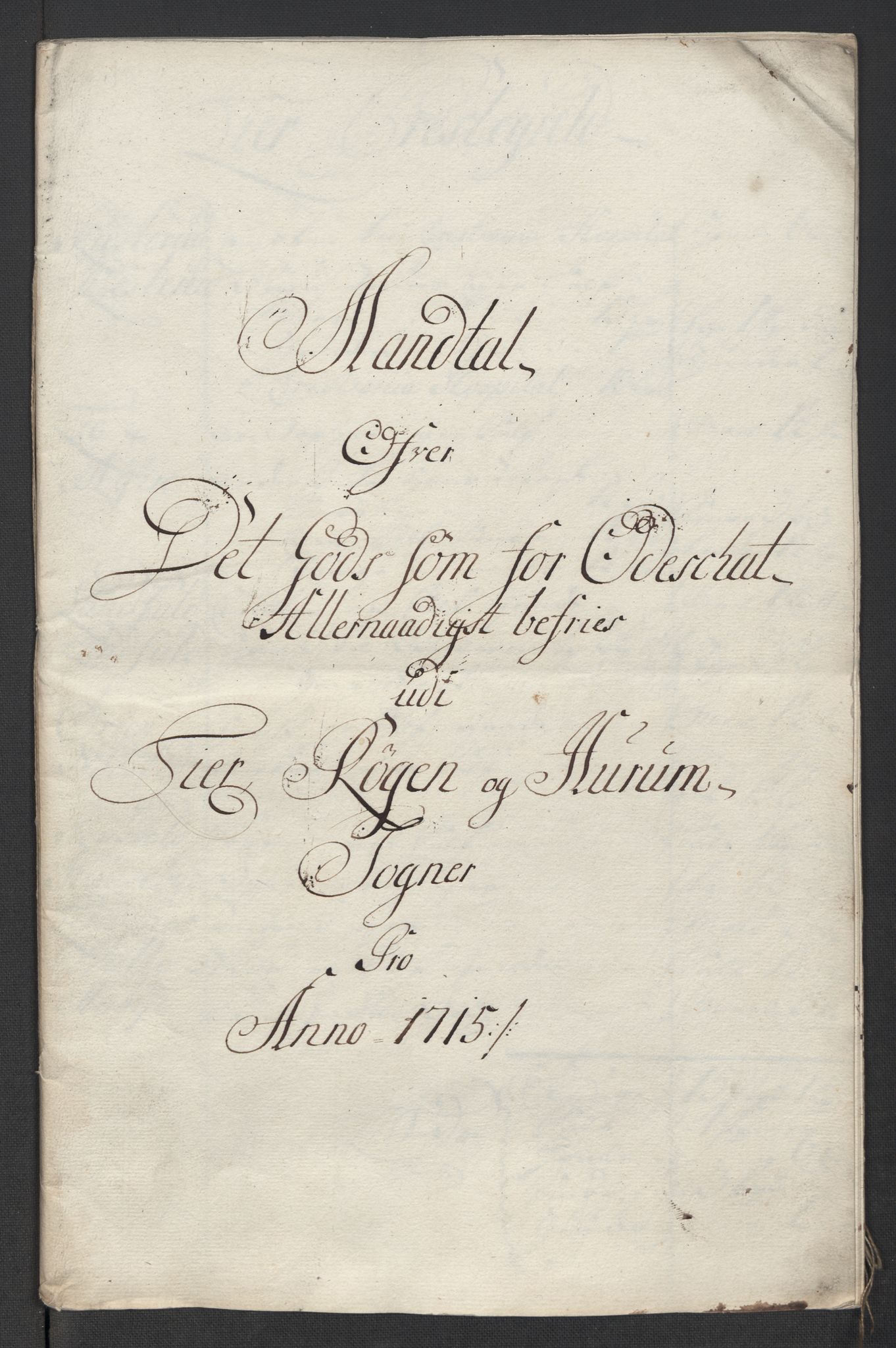 Rentekammeret inntil 1814, Reviderte regnskaper, Fogderegnskap, AV/RA-EA-4092/R31/L1710: Fogderegnskap Hurum, Røyken, Eiker, Lier og Buskerud, 1715-1716, s. 161
