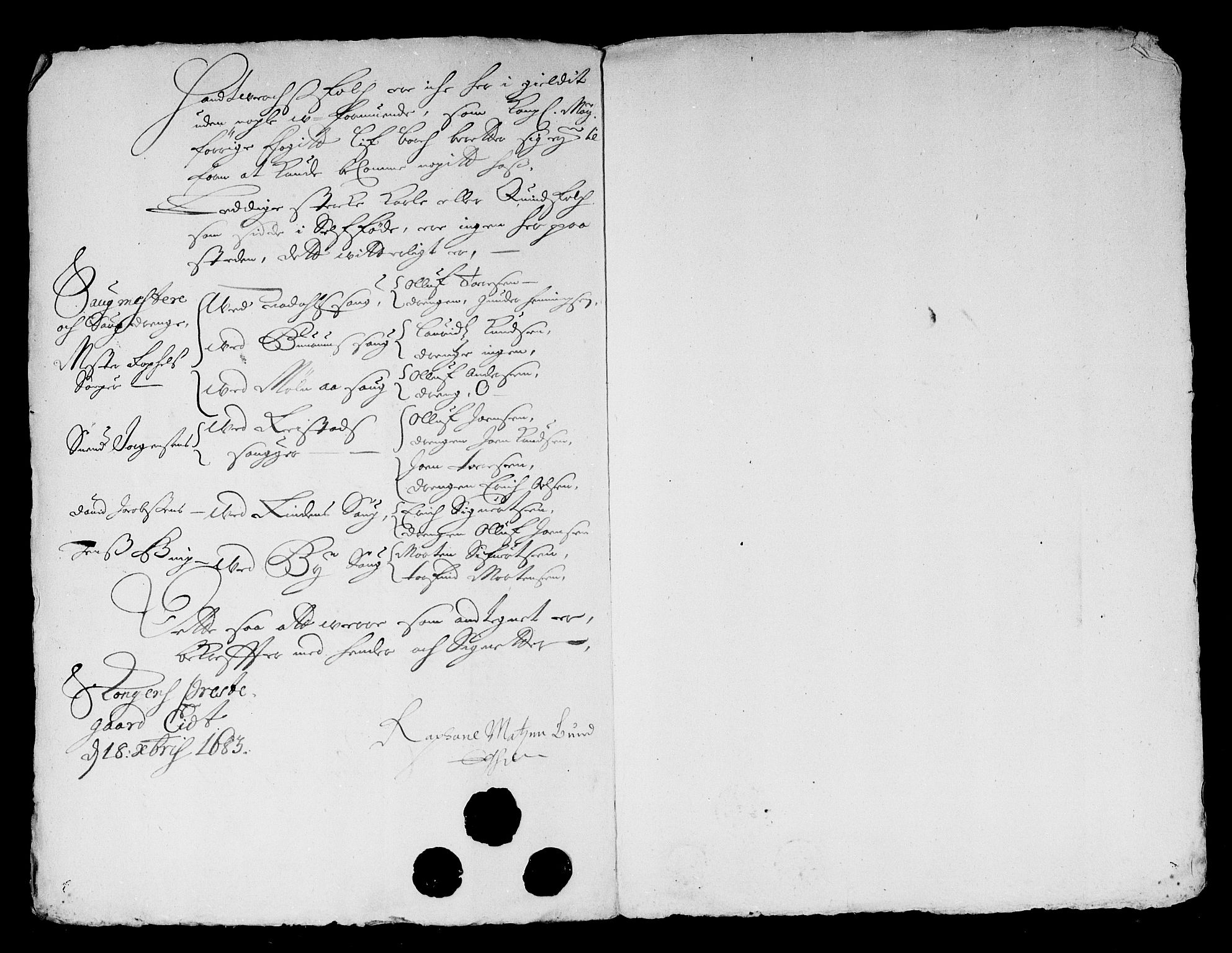 Rentekammeret inntil 1814, Reviderte regnskaper, Stiftamtstueregnskaper, Trondheim stiftamt og Nordland amt, AV/RA-EA-6044/R/Rg/L0071: Trondheim stiftamt og Nordland amt, 1683