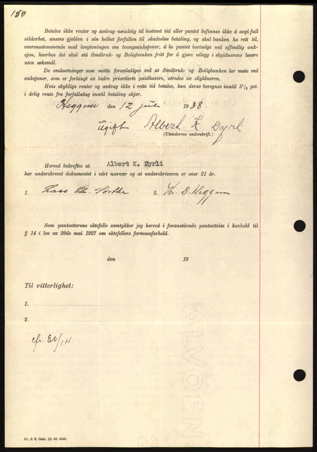 Nordmøre sorenskriveri, SAT/A-4132/1/2/2Ca: Pantebok nr. B84, 1938-1939, Dagboknr: 2506/1938