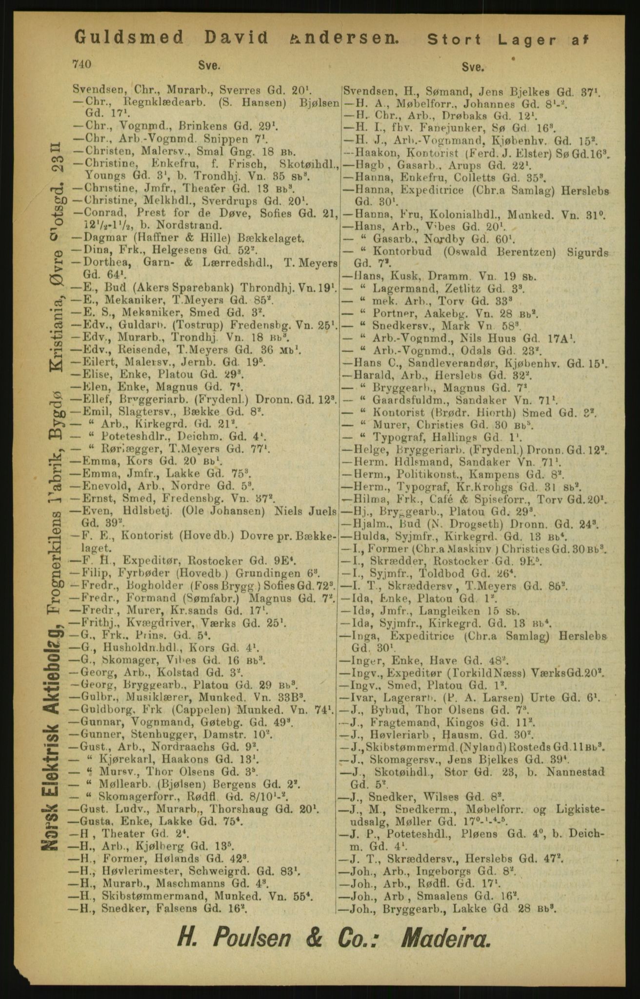 Kristiania/Oslo adressebok, PUBL/-, 1900, s. 740