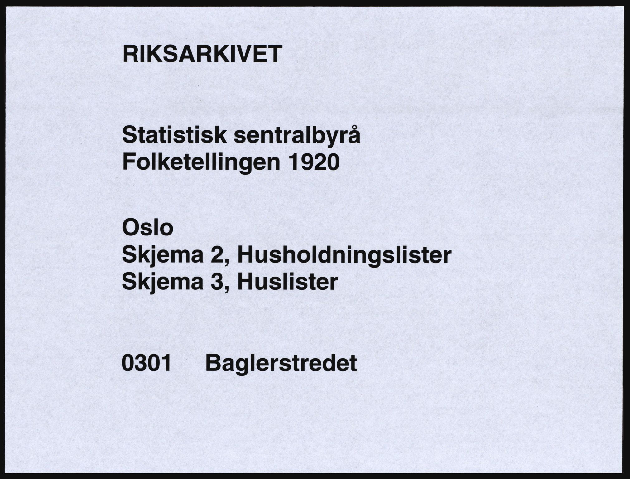SAO, Folketelling 1920 for 0301 Kristiania kjøpstad, 1920, s. 2586