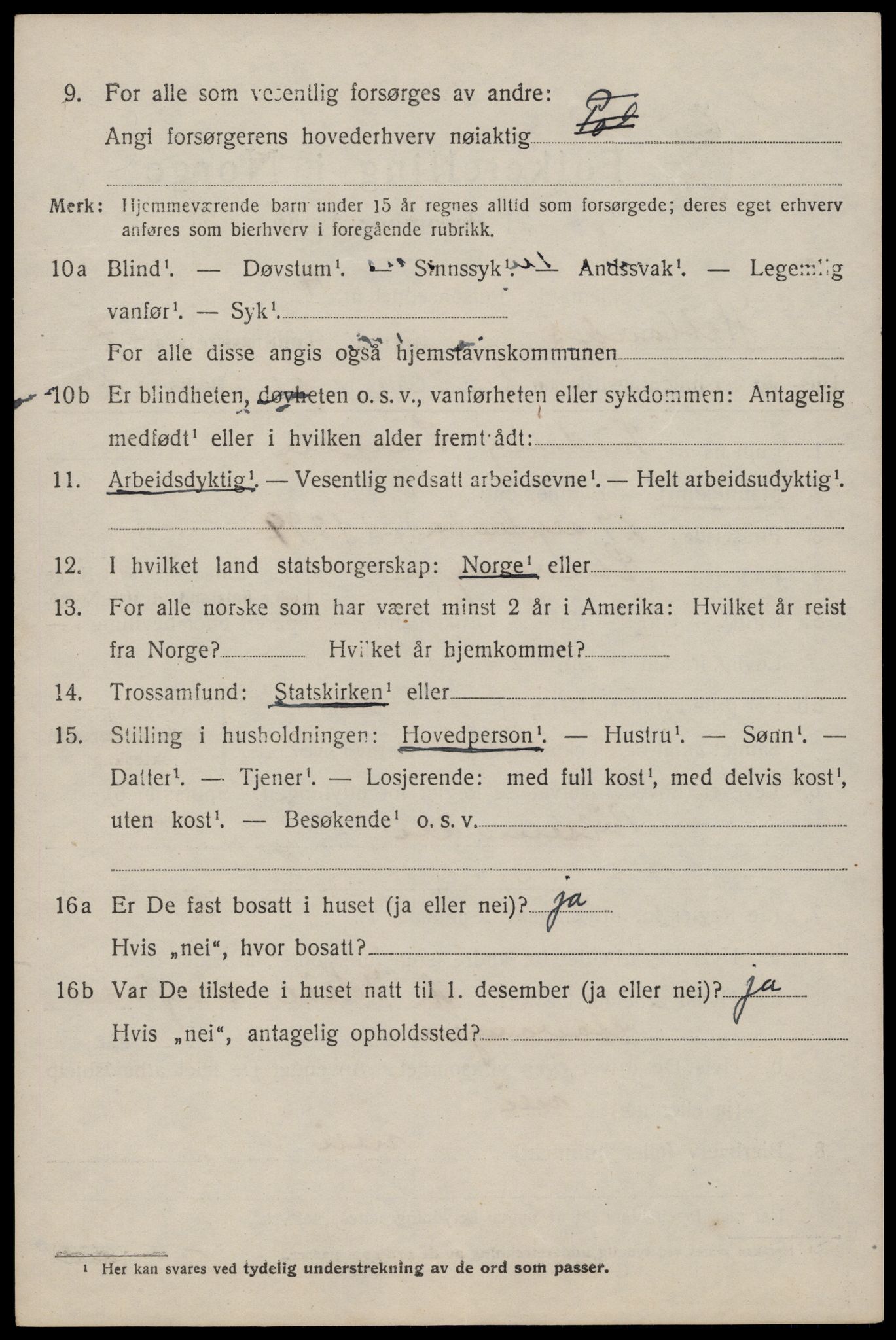 SAST, Folketelling 1920 for 1126 Hetland herred, 1920, s. 13894