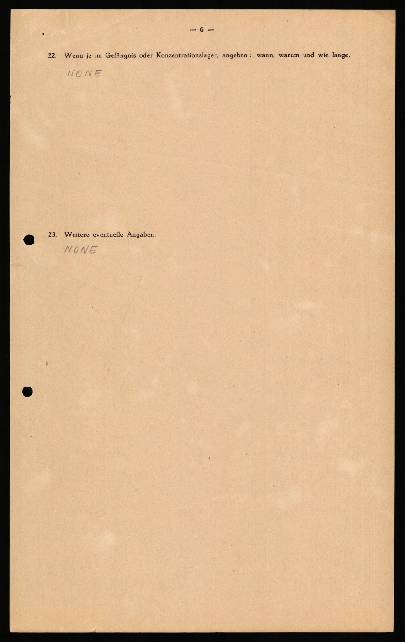 Forsvaret, Forsvarets overkommando II, AV/RA-RAFA-3915/D/Db/L0040: CI Questionaires. Tyske okkupasjonsstyrker i Norge. Østerrikere., 1945-1946, s. 256