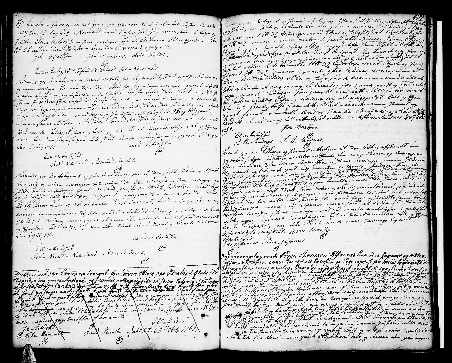 Romsdal sorenskriveri, AV/SAT-A-4149/1/2/2C/L0003: Pantebok nr. 3, 1747-1767, s. 233