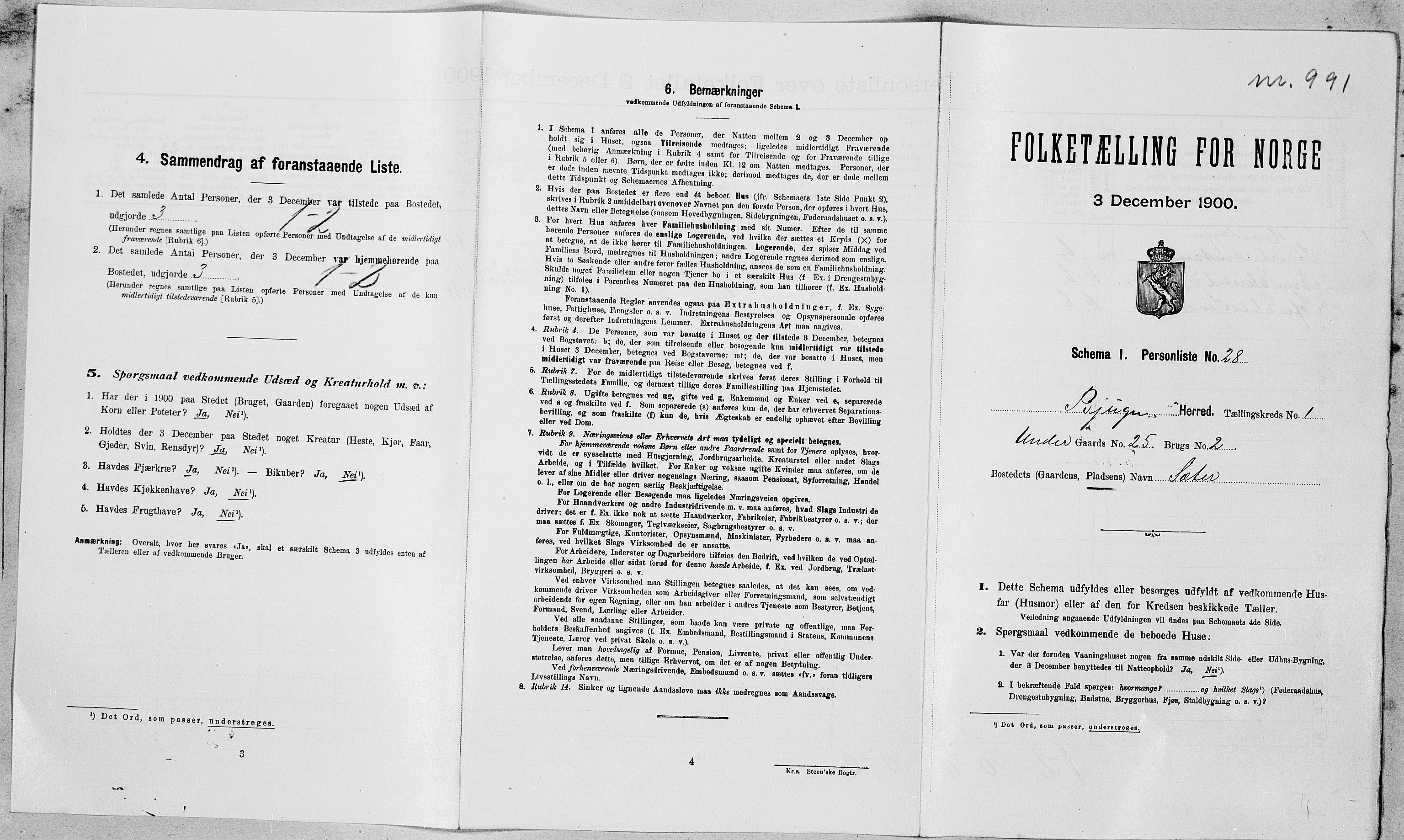 SAT, Folketelling 1900 for 1627 Bjugn herred, 1900, s. 82