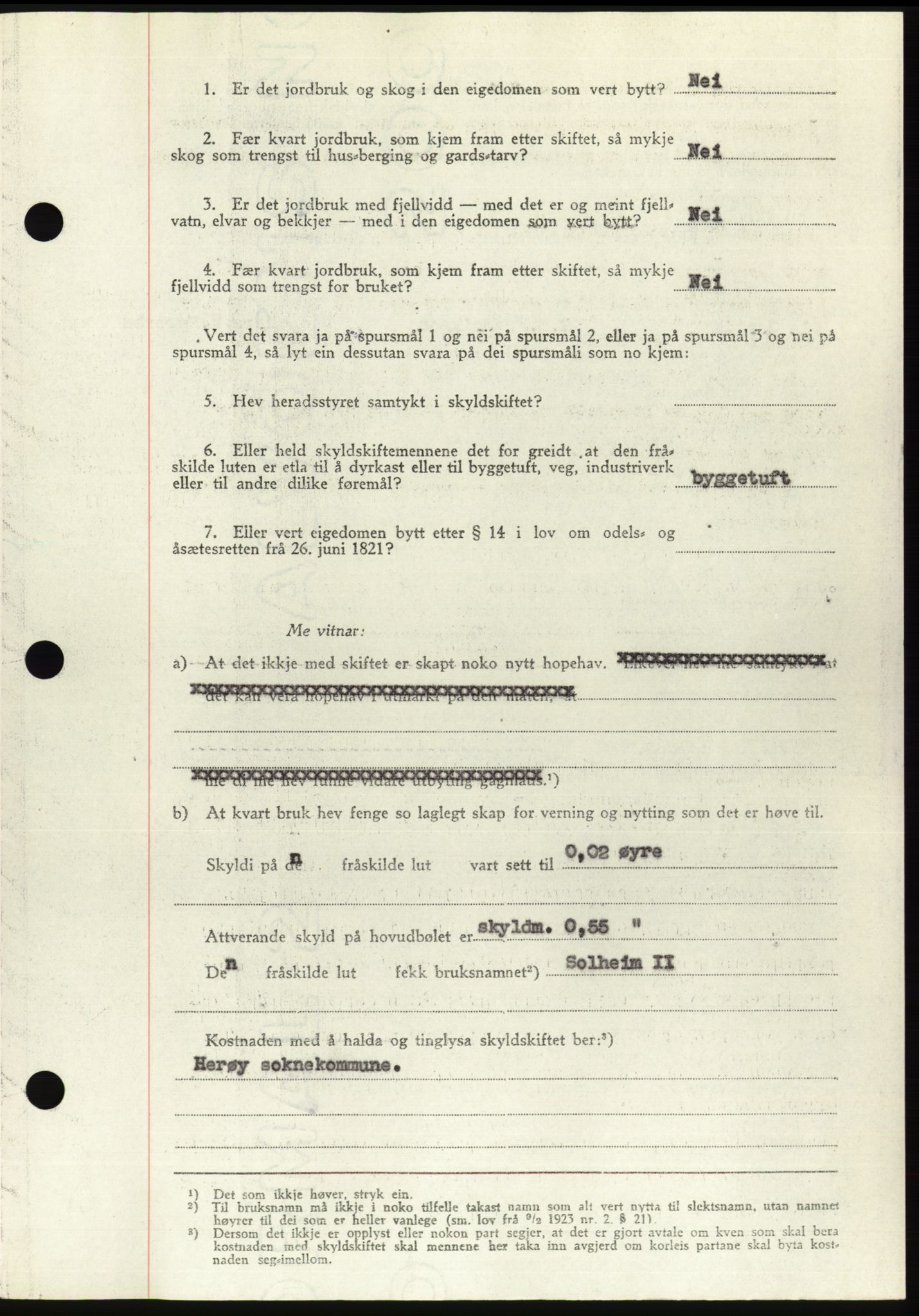 Søre Sunnmøre sorenskriveri, AV/SAT-A-4122/1/2/2C/L0083: Pantebok nr. 9A, 1948-1949, Dagboknr: 1404/1948