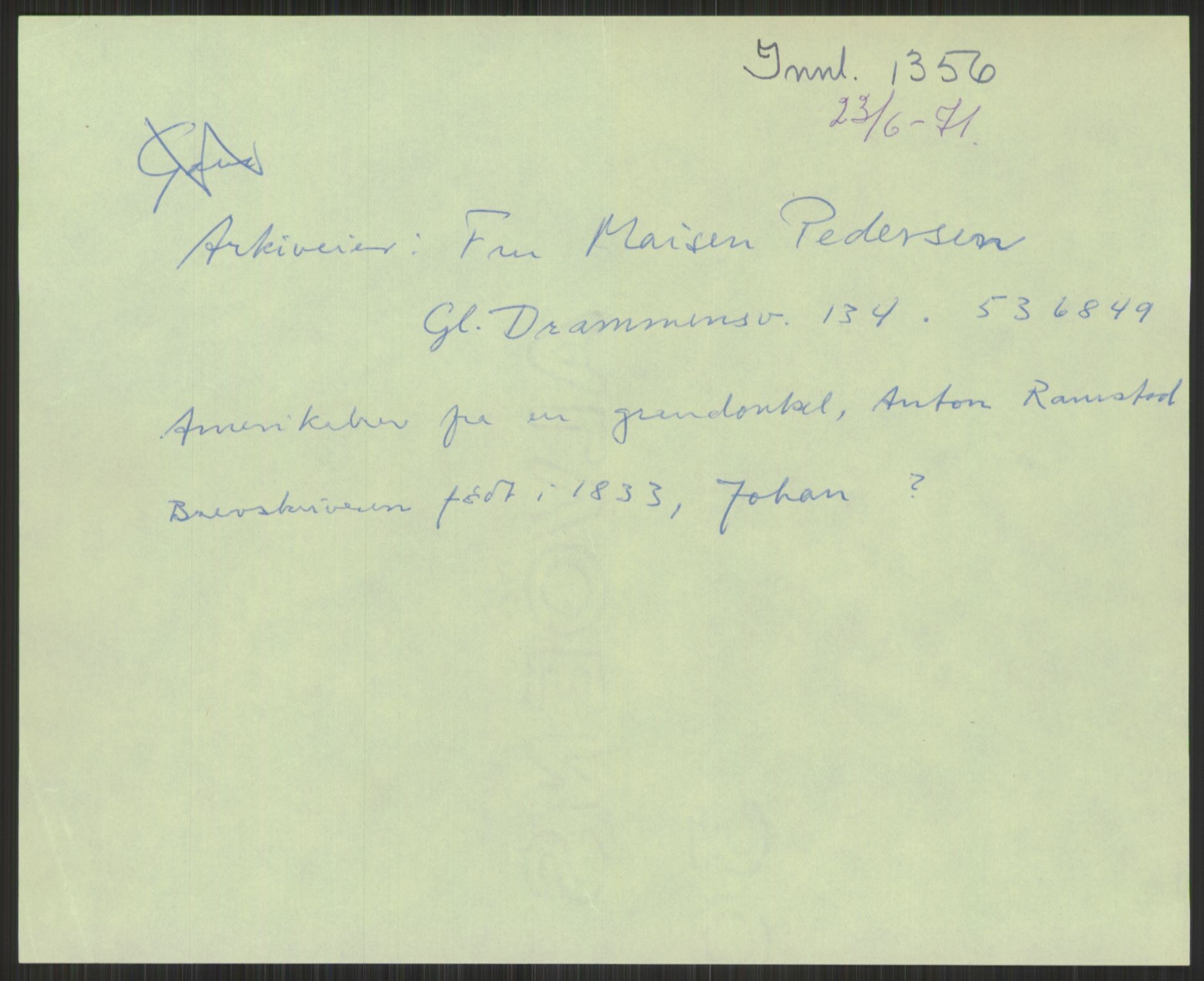Samlinger til kildeutgivelse, Amerikabrevene, AV/RA-EA-4057/F/L0006: Innlån fra Akershus: Hilton - Solem, 1838-1914, s. 925