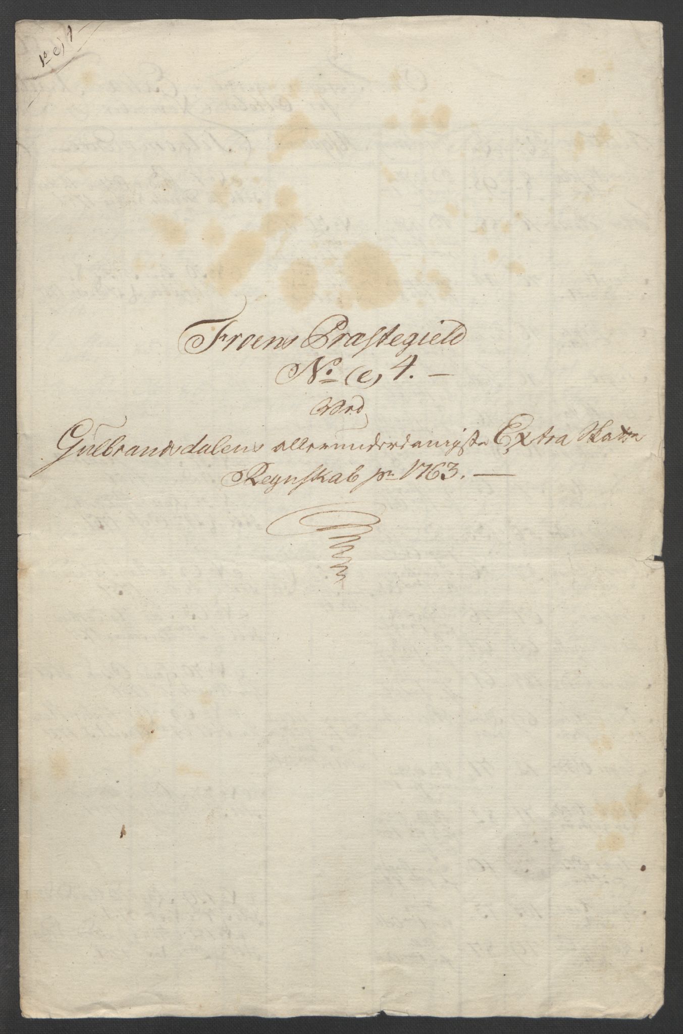 Rentekammeret inntil 1814, Reviderte regnskaper, Fogderegnskap, AV/RA-EA-4092/R17/L1266: Ekstraskatten Gudbrandsdal, 1762-1766, s. 205
