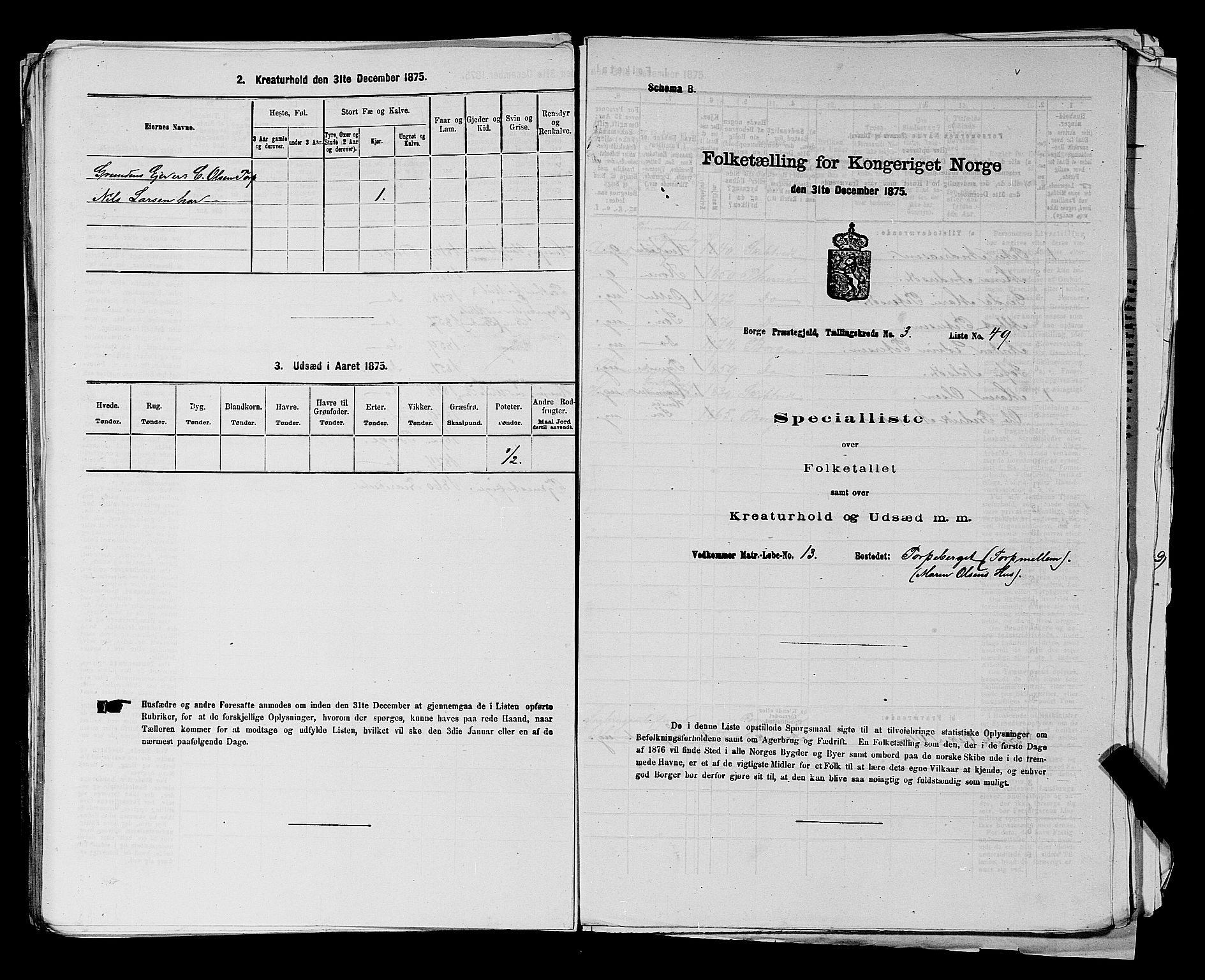 RA, Folketelling 1875 for 0113P Borge prestegjeld, 1875, s. 487