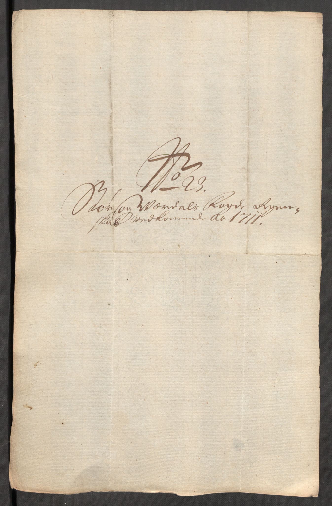 Rentekammeret inntil 1814, Reviderte regnskaper, Fogderegnskap, AV/RA-EA-4092/R62/L4201: Fogderegnskap Stjørdal og Verdal, 1711, s. 500