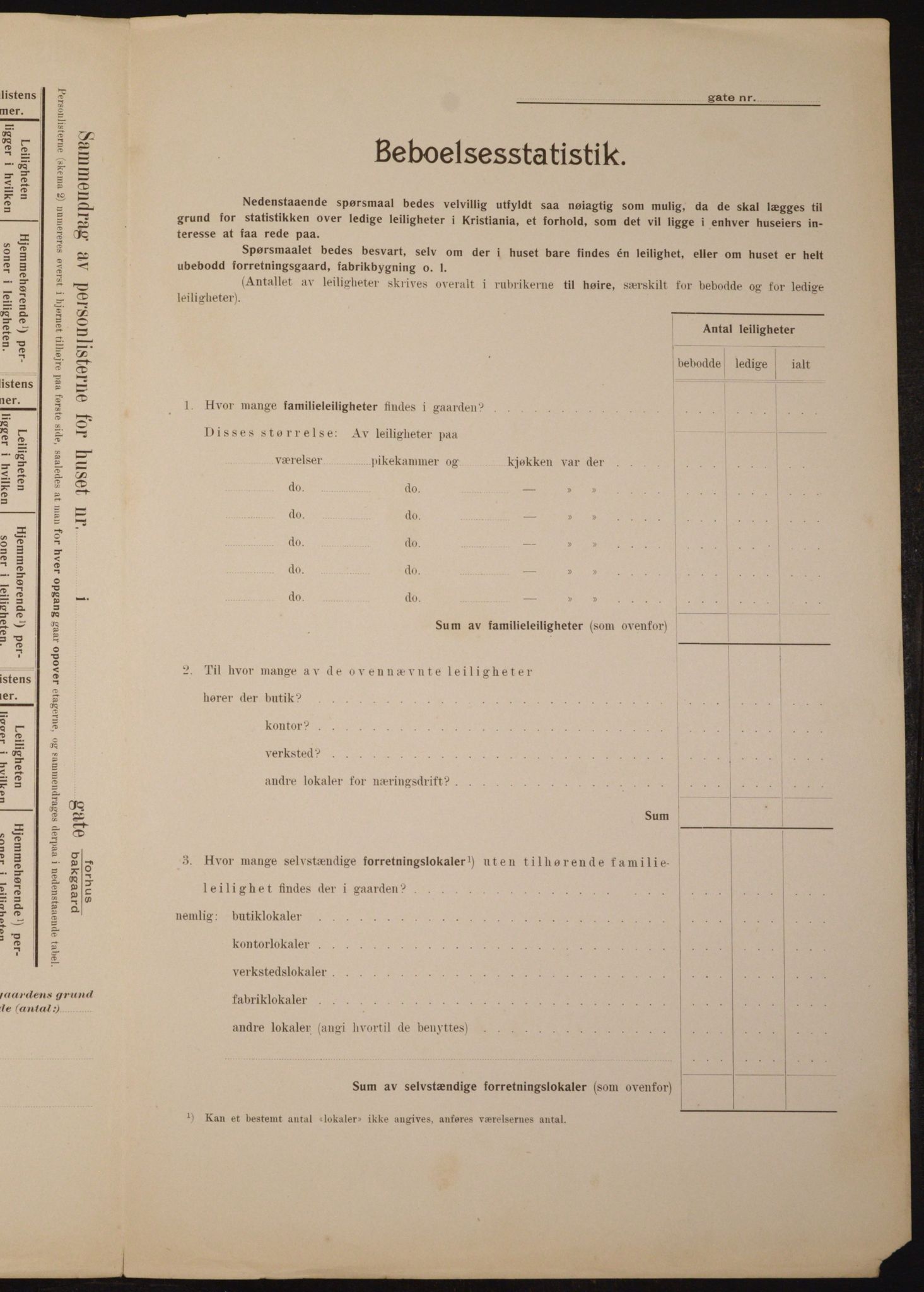 OBA, Kommunal folketelling 1.2.1910 for Kristiania, 1910, s. 53099