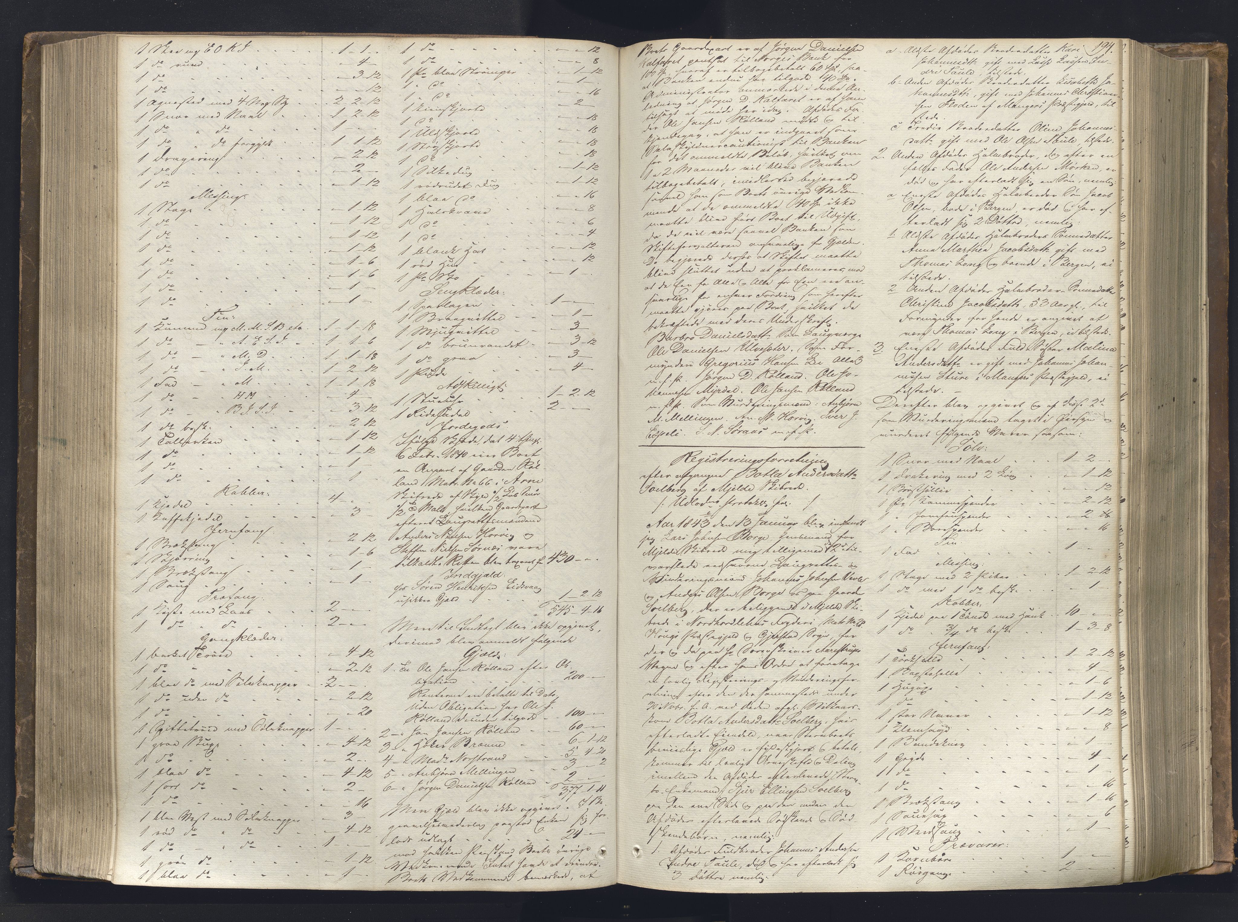 Nordhordland sorenskrivar, AV/SAB-A-2901/1/H/Hb/L0001: Registreringsprotokollar, 1841-1845, s. 194