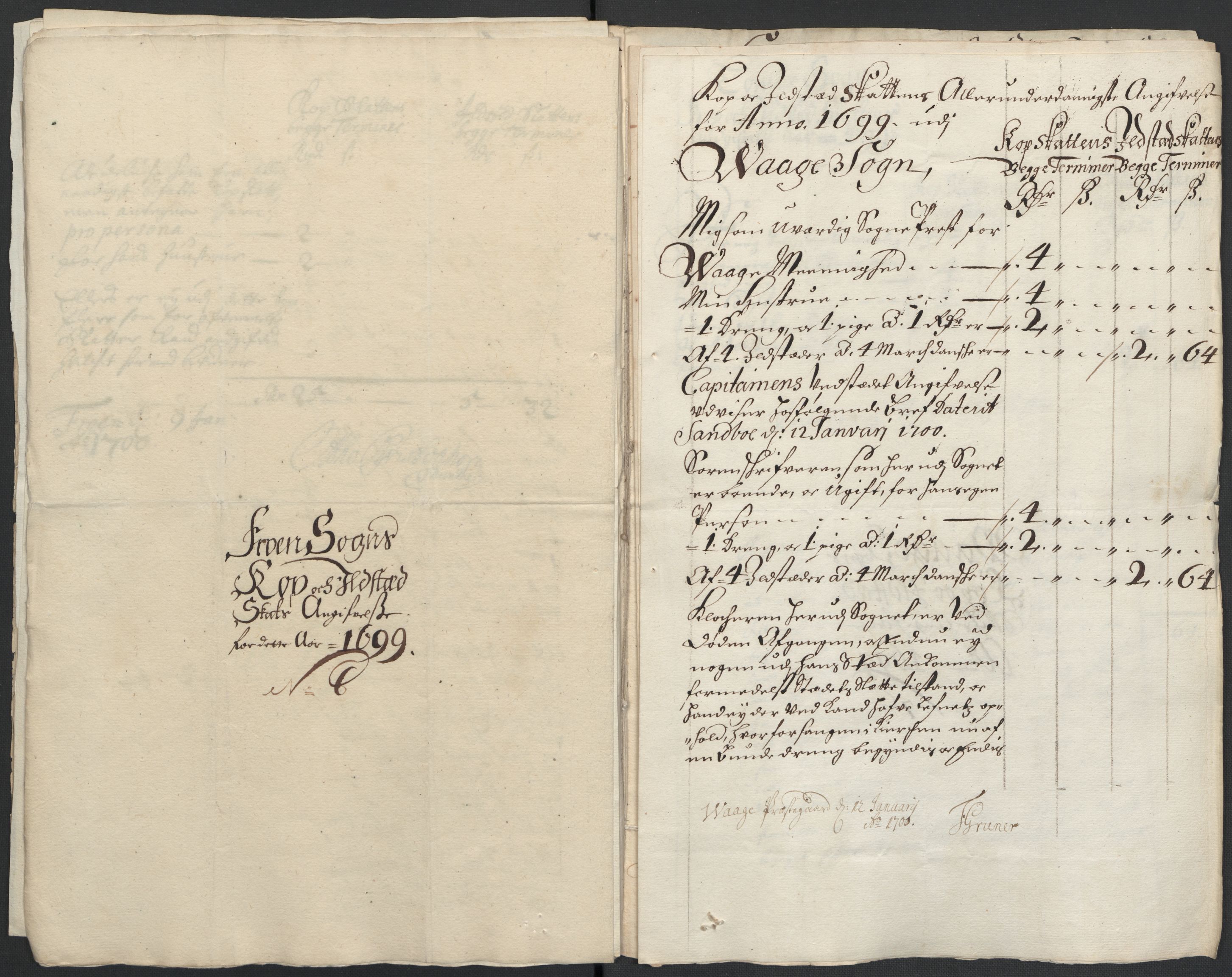 Rentekammeret inntil 1814, Reviderte regnskaper, Fogderegnskap, RA/EA-4092/R17/L1172: Fogderegnskap Gudbrandsdal, 1699, s. 37