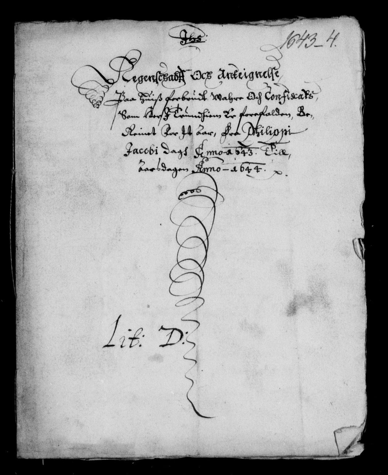 Rentekammeret inntil 1814, Reviderte regnskaper, Lensregnskaper, RA/EA-5023/R/Rb/Rbw/L0077: Trondheim len, 1642-1644