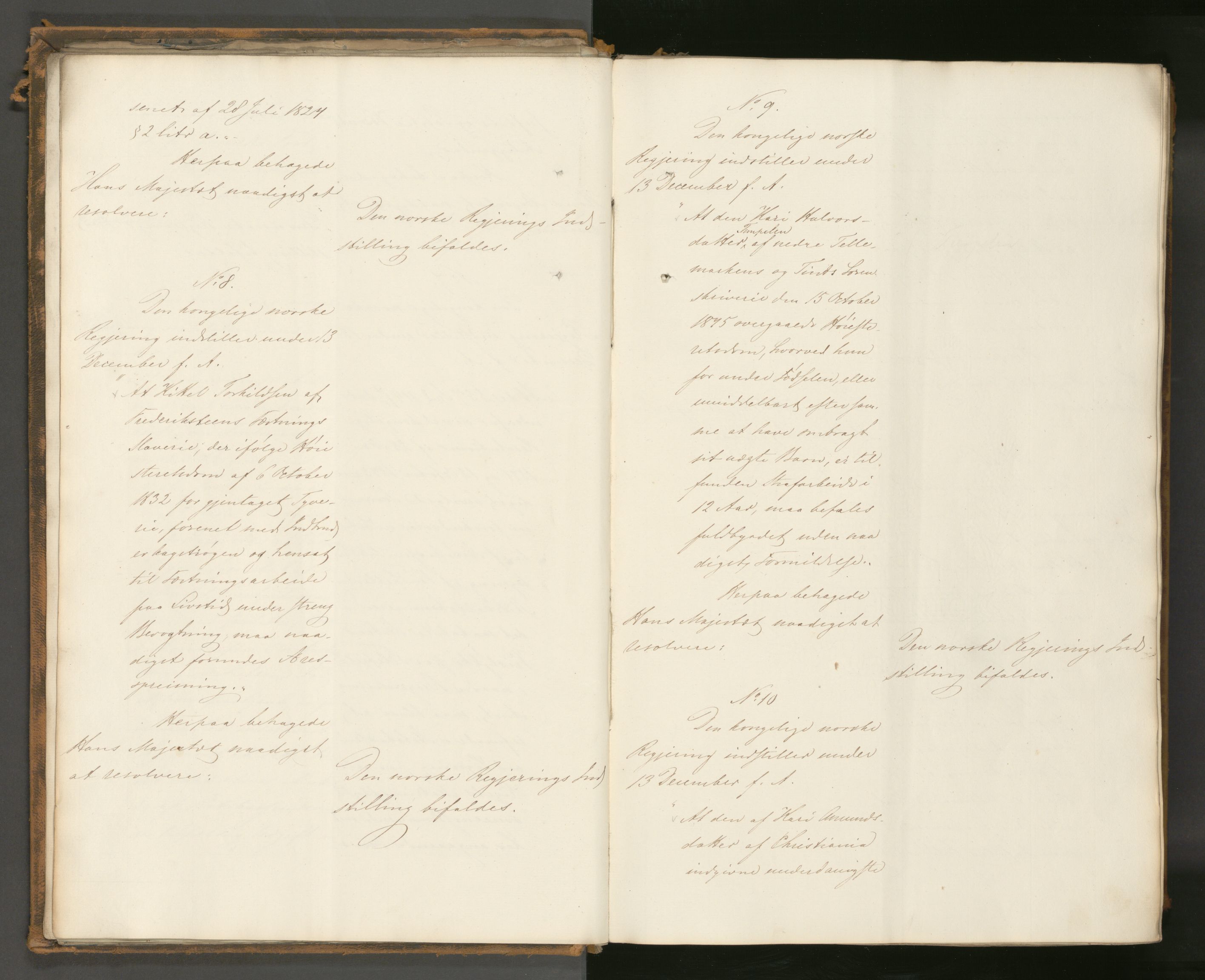 Statsrådssekretariatet, AV/RA-S-1001/A/Ab/L0063: Kgl. res. nr. 1-894, 1. halvår, 1846