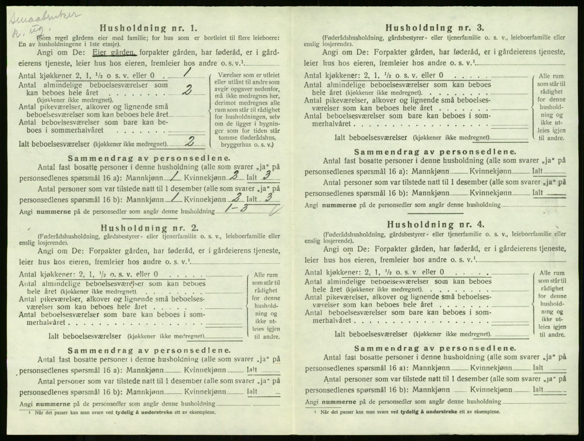 SAKO, Folketelling 1920 for 0719 Andebu herred, 1920, s. 734