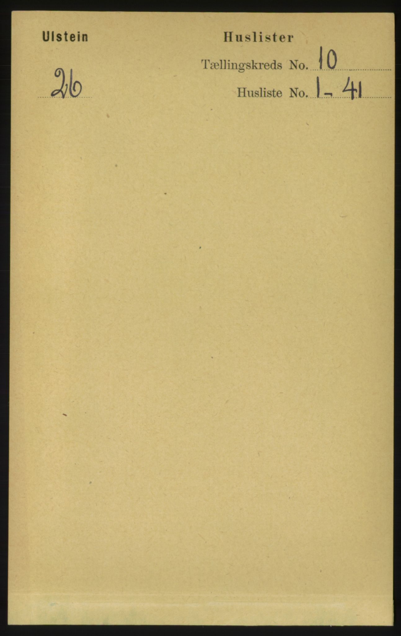 RA, Folketelling 1891 for 1516 Ulstein herred, 1891, s. 3113
