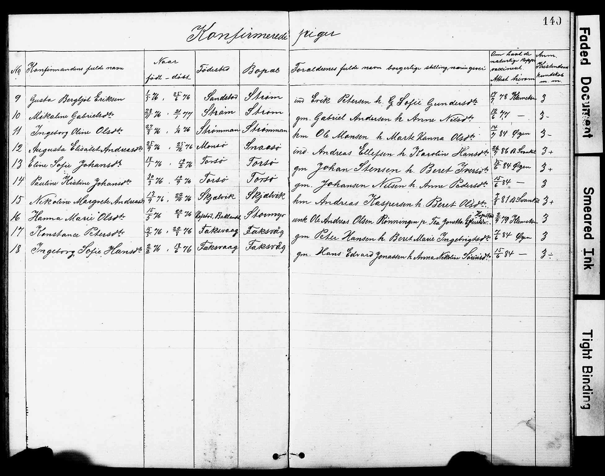 Ministerialprotokoller, klokkerbøker og fødselsregistre - Sør-Trøndelag, SAT/A-1456/634/L0541: Klokkerbok nr. 634C03, 1874-1891, s. 140