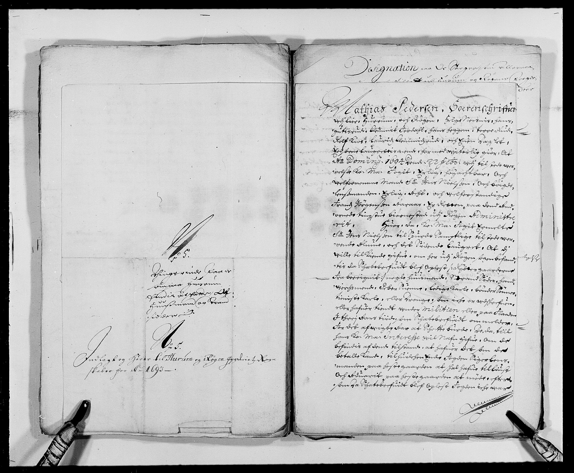 Rentekammeret inntil 1814, Reviderte regnskaper, Fogderegnskap, RA/EA-4092/R29/L1693: Fogderegnskap Hurum og Røyken, 1688-1693, s. 504