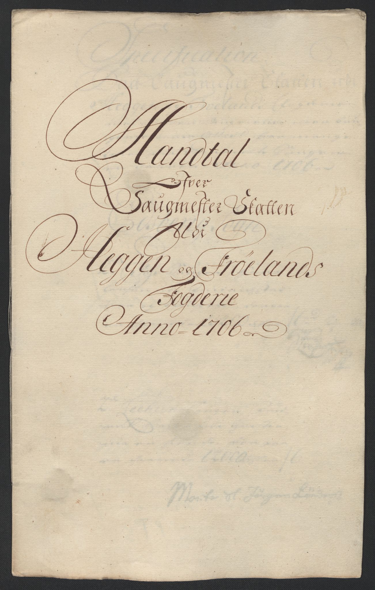 Rentekammeret inntil 1814, Reviderte regnskaper, Fogderegnskap, AV/RA-EA-4092/R07/L0298: Fogderegnskap Rakkestad, Heggen og Frøland, 1706, s. 261