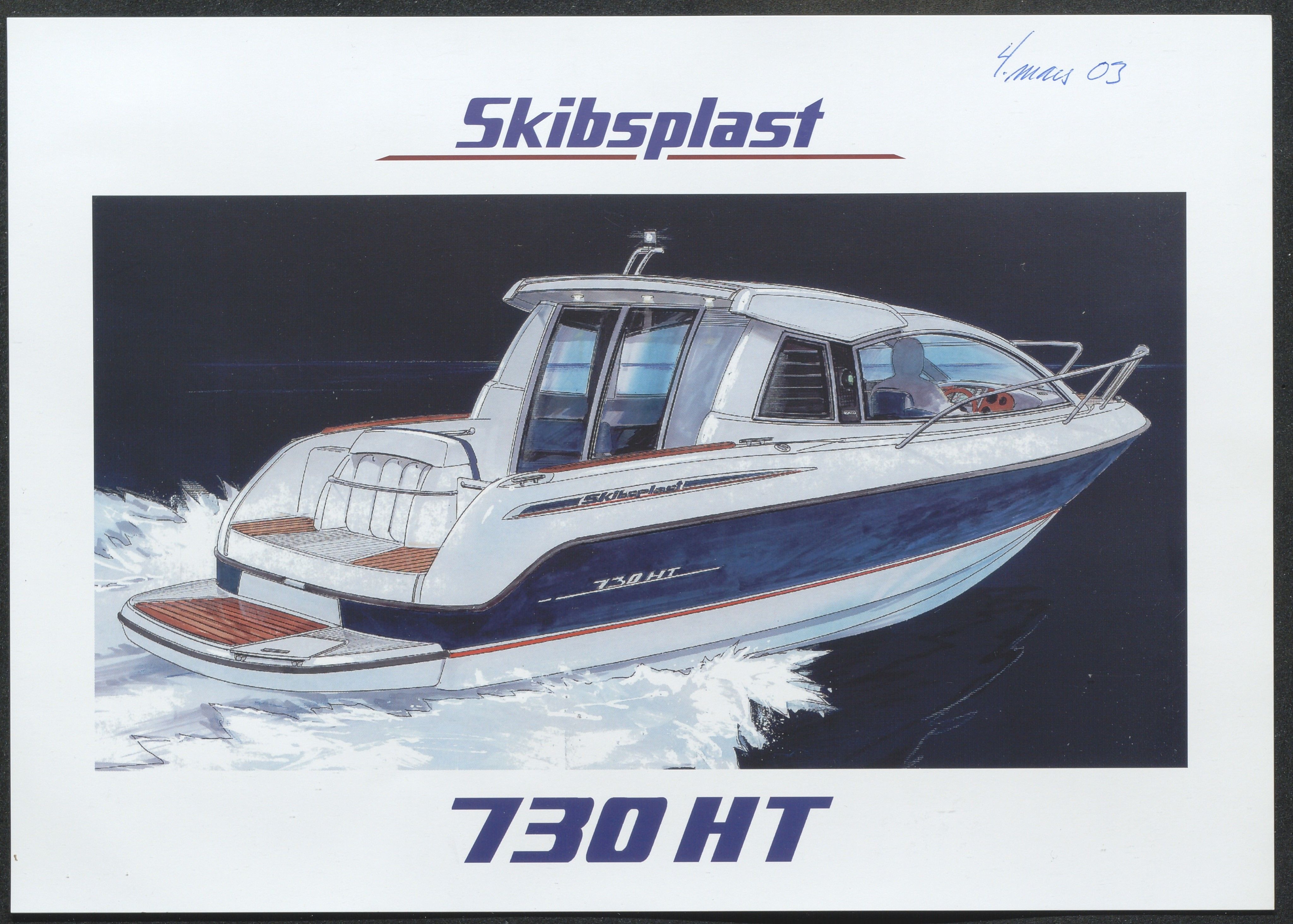Skibsplast, AAKS/PA-2968/01/X/X01/L0002/0026: Brosjyrer / Skibsplast 730 HT (2003-2007), 2003-2007
