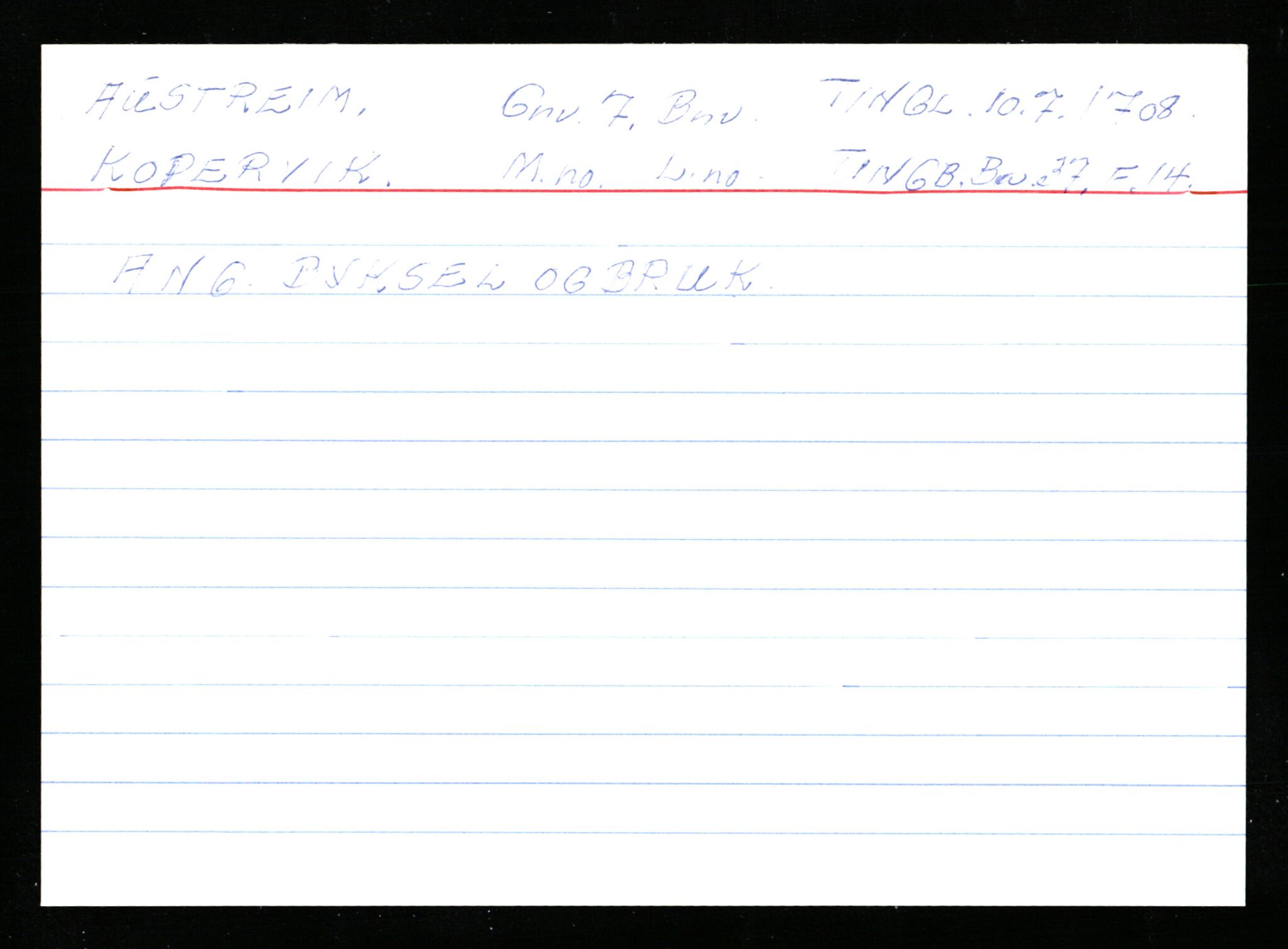 Statsarkivet i Stavanger, AV/SAST-A-101971/03/Y/Ym/L0003: Åstedskort sortert etter gårdsnavn: Austbø - Bandeberg, 1600-1950, s. 186