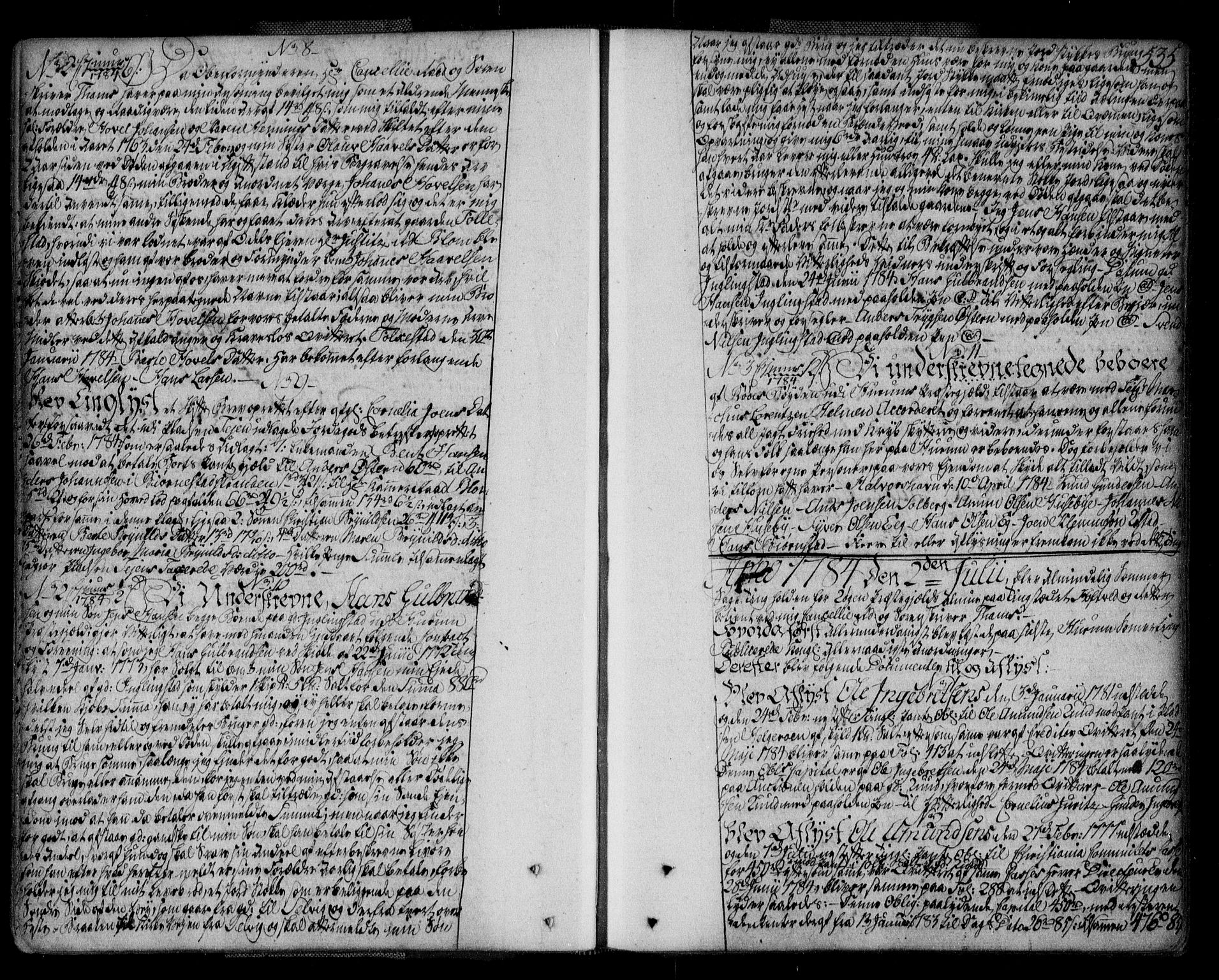 Lier, Røyken og Hurum sorenskriveri, SAKO/A-89/G/Ga/Gaa/L0004b: Pantebok nr. IVb, 1779-1788, s. 535