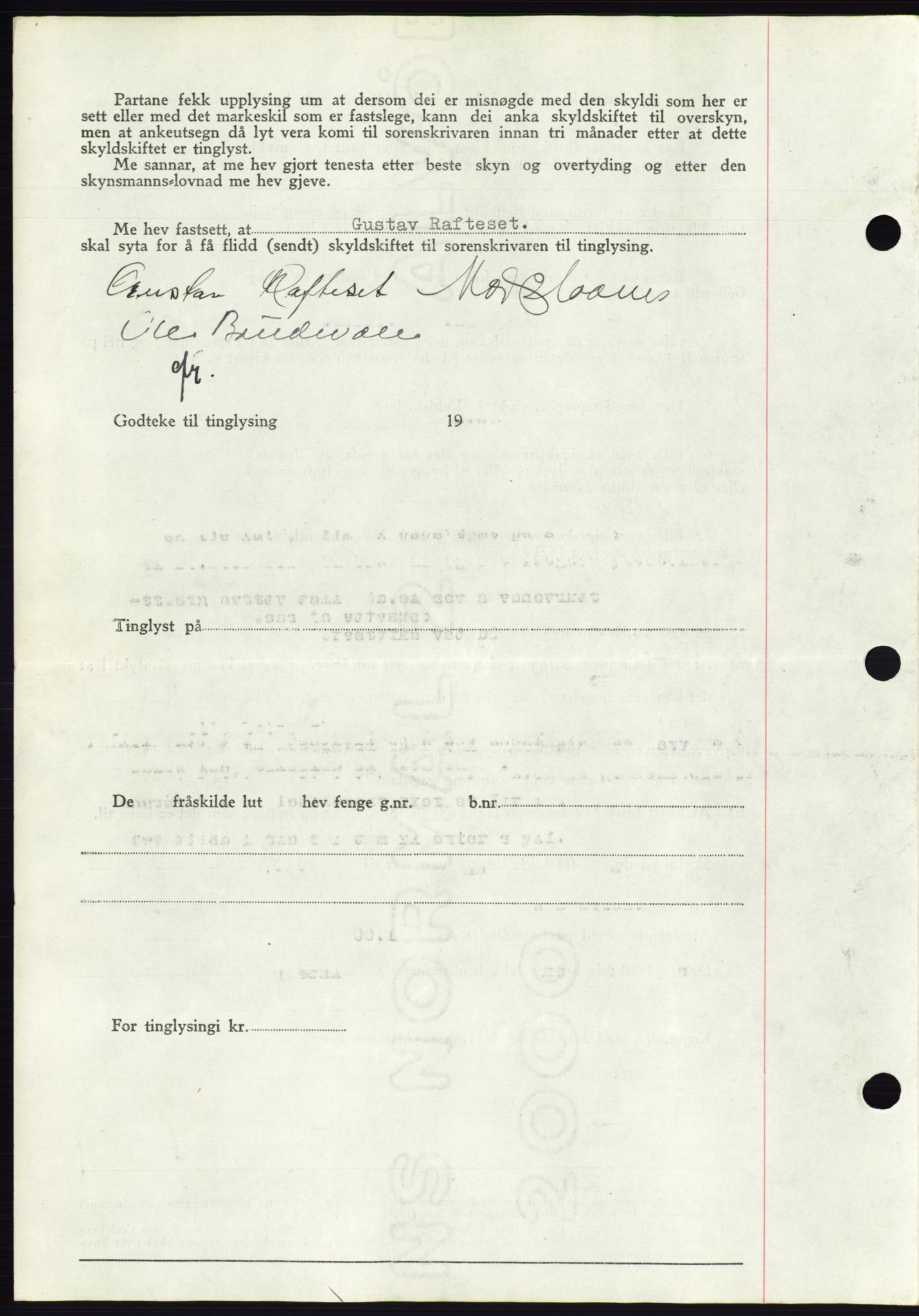 Søre Sunnmøre sorenskriveri, AV/SAT-A-4122/1/2/2C/L0076: Pantebok nr. 2A, 1943-1944, Dagboknr: 821/1944