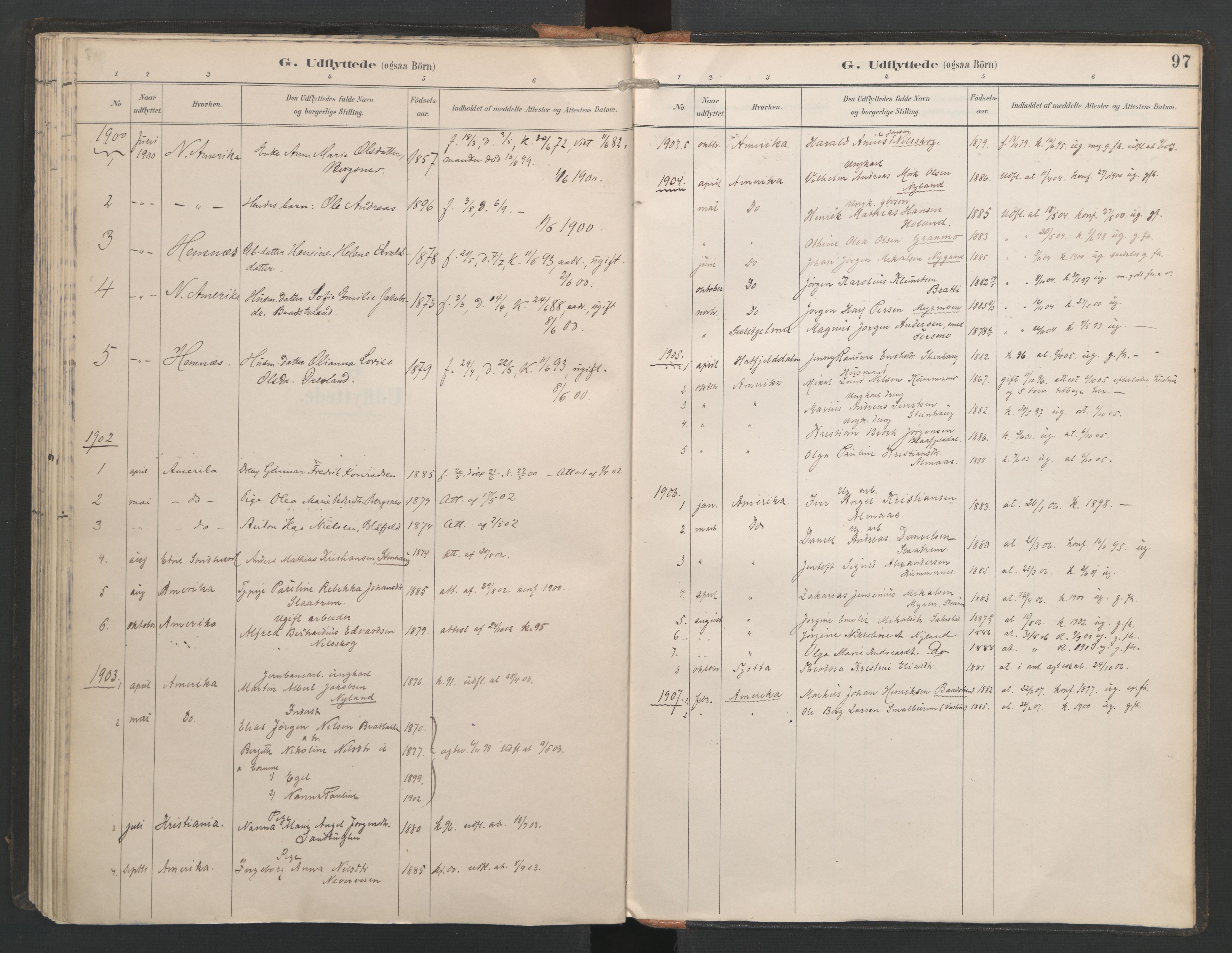 Ministerialprotokoller, klokkerbøker og fødselsregistre - Nordland, AV/SAT-A-1459/821/L0317: Ministerialbok nr. 821A01, 1892-1907, s. 97