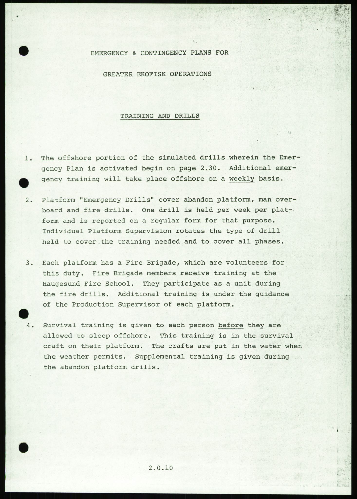 Justisdepartementet, Granskningskommisjonen ved Alexander Kielland-ulykken 27.3.1980, AV/RA-S-1165/D/L0016: O Beredskapsplaner (Doku.liste + O1-O3 av 3), 1980-1981, s. 76