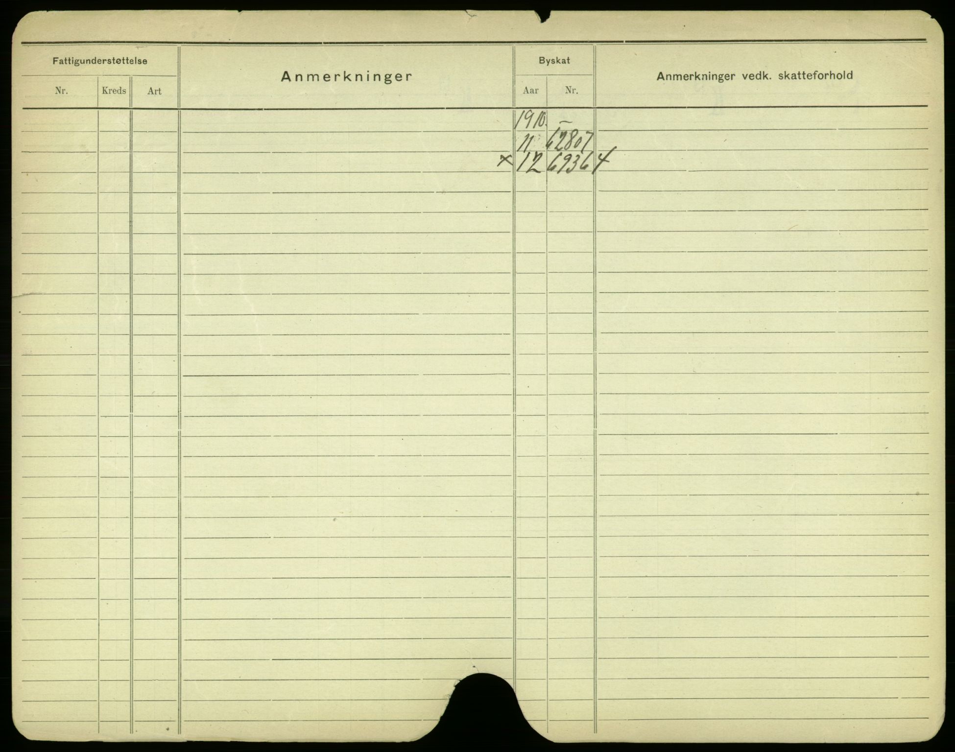 Oslo folkeregister, Registerkort, SAO/A-11715/F/Fa/Fac/L0005: Menn, 1906-1914, s. 574b