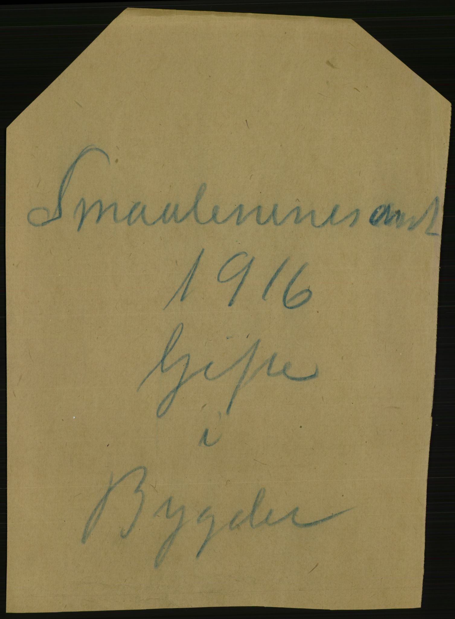 Statistisk sentralbyrå, Sosiodemografiske emner, Befolkning, AV/RA-S-2228/D/Df/Dfb/Dfbf/L0002: Smålenenes amt: Levendefødte menn og kvinner. Bygder og byer, samt gifte. Bygder og byer., 1916, s. 289