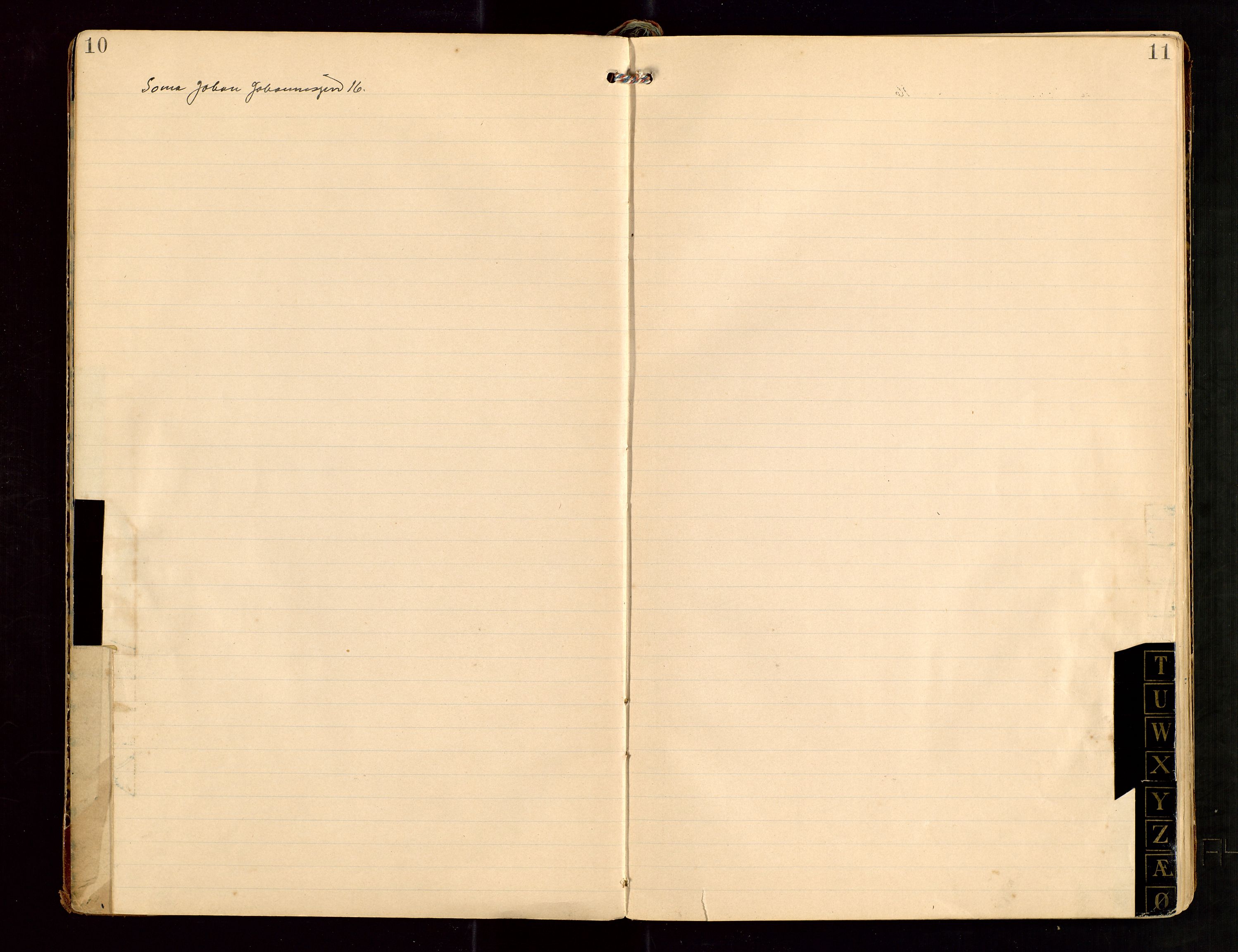 Klepp lensmannskontor, SAST/A-100163/Fe/L0001: "Protokol over anmeldte fremmede Statsborgere", 1917-1958, s. 10-11