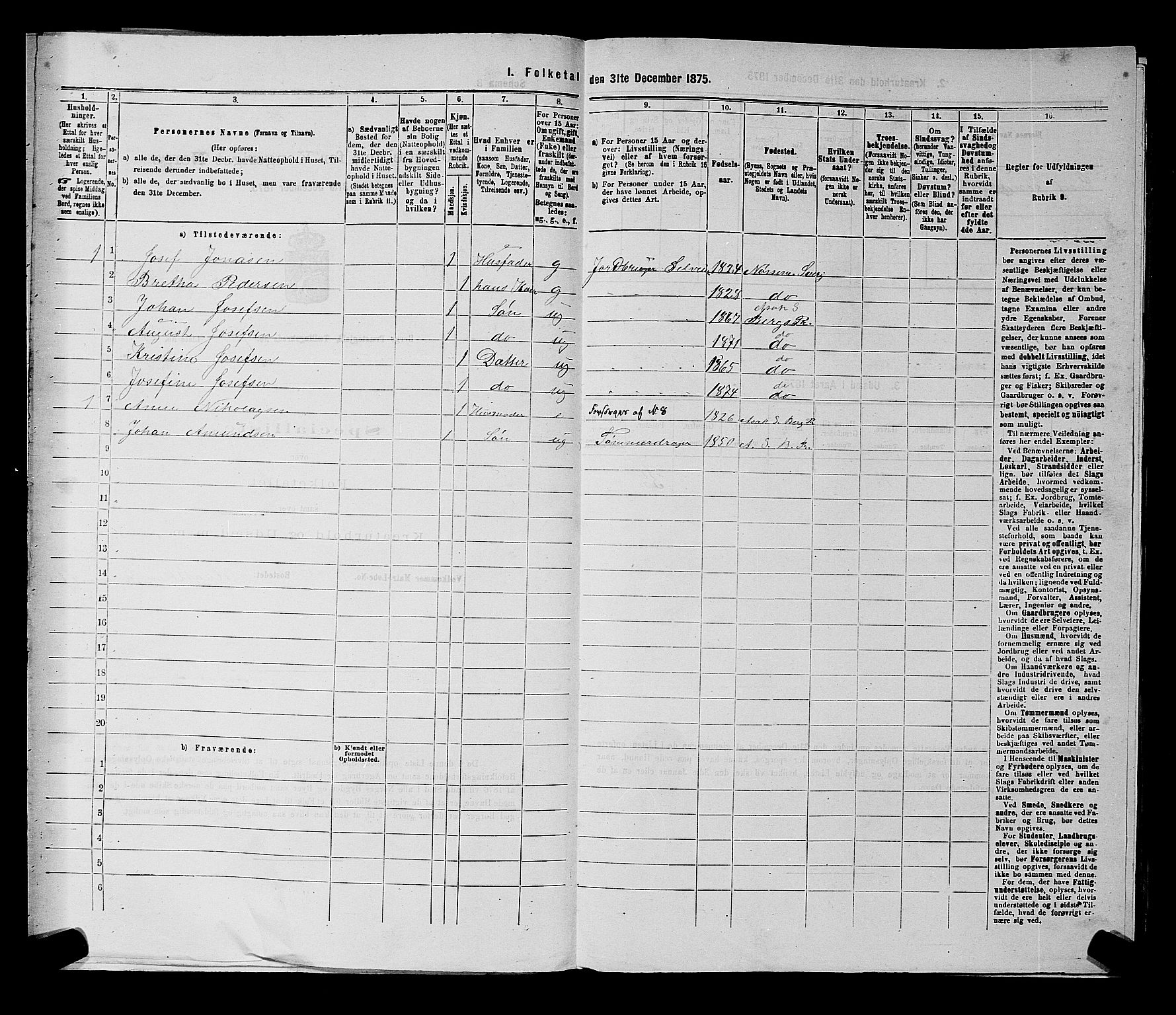RA, Folketelling 1875 for 0116P Berg prestegjeld, 1875, s. 1126