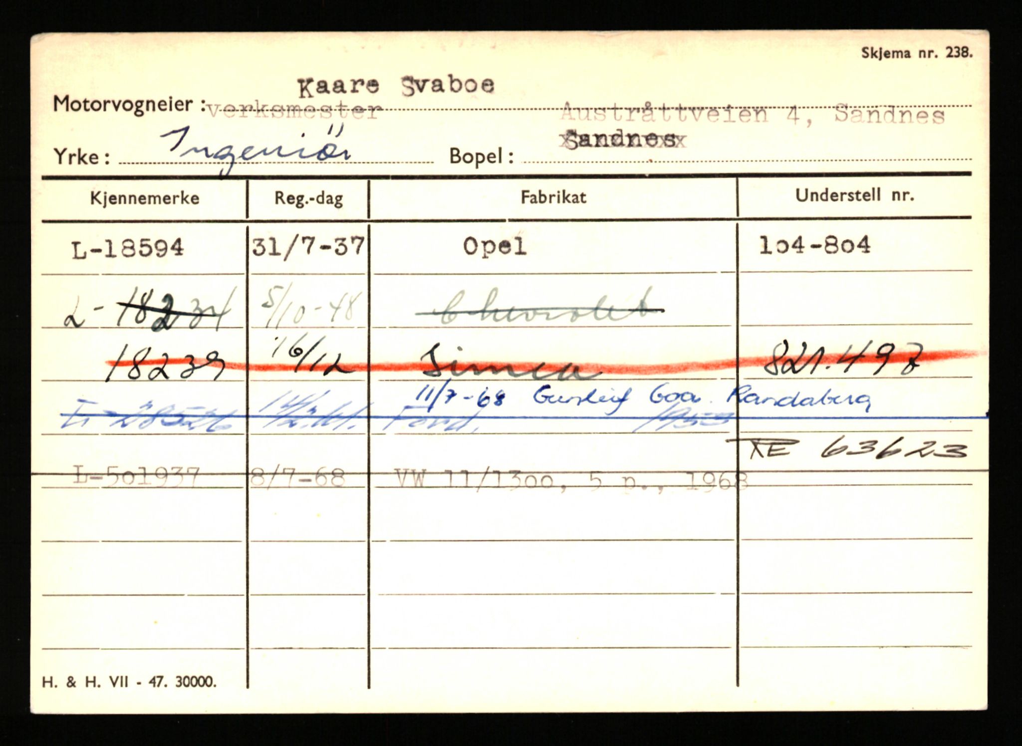 Stavanger trafikkstasjon, SAST/A-101942/0/H/L0037: Sundvor - Sørby, 1930-1971, s. 149