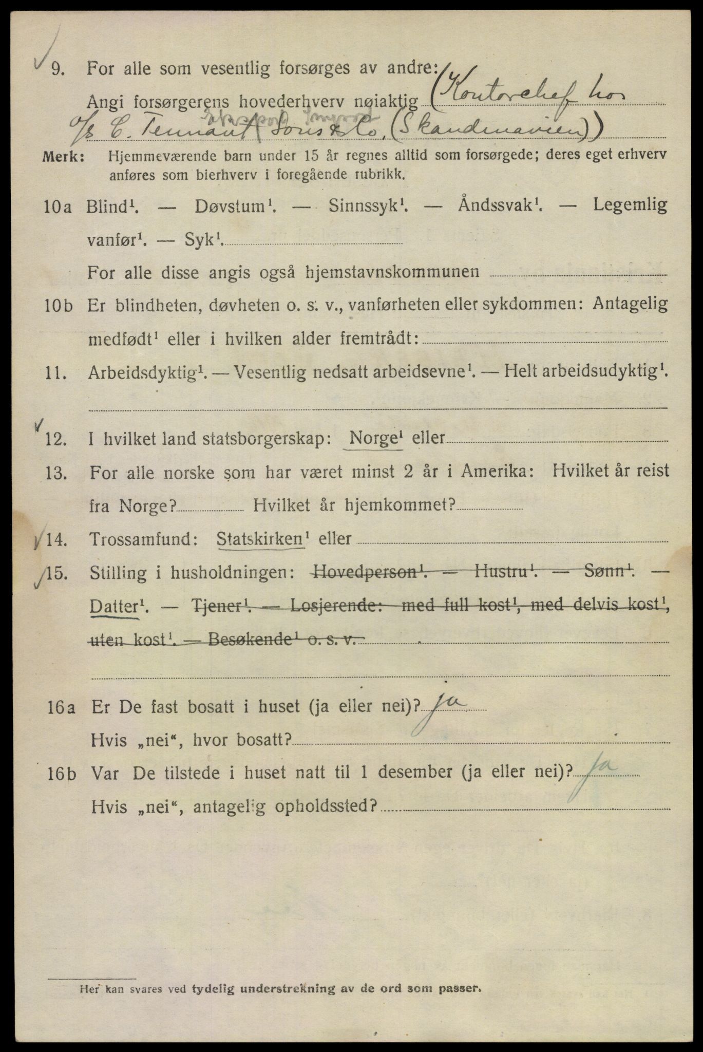 SAO, Folketelling 1920 for 0301 Kristiania kjøpstad, 1920, s. 245674