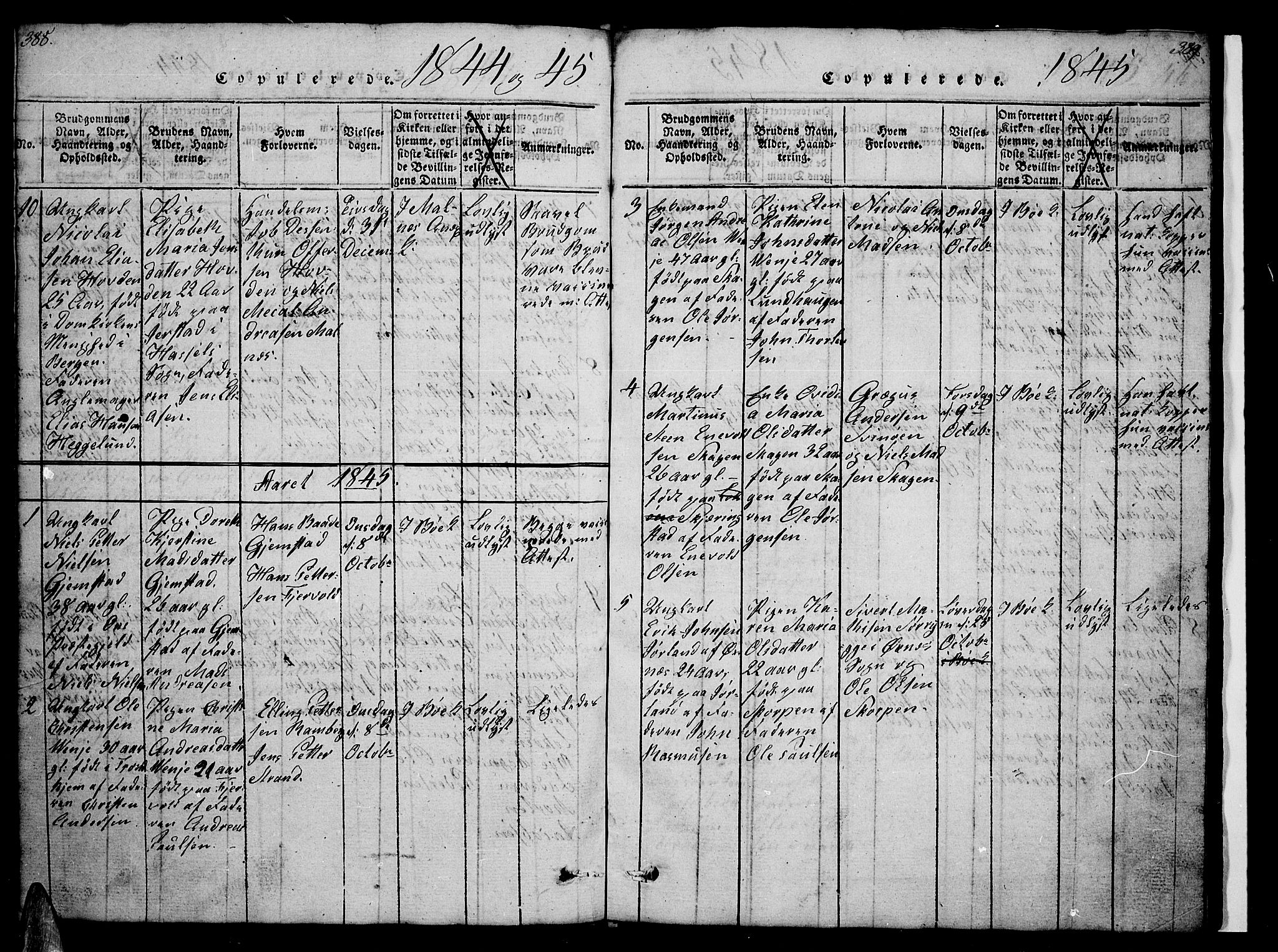 Ministerialprotokoller, klokkerbøker og fødselsregistre - Nordland, SAT/A-1459/891/L1312: Klokkerbok nr. 891C01, 1820-1856, s. 388-389