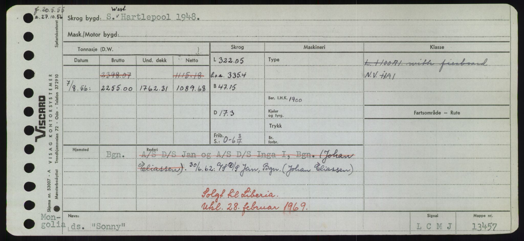 Sjøfartsdirektoratet med forløpere, Skipsmålingen, RA/S-1627/H/Hd/L0035: Fartøy, Sma-Spu, s. 383