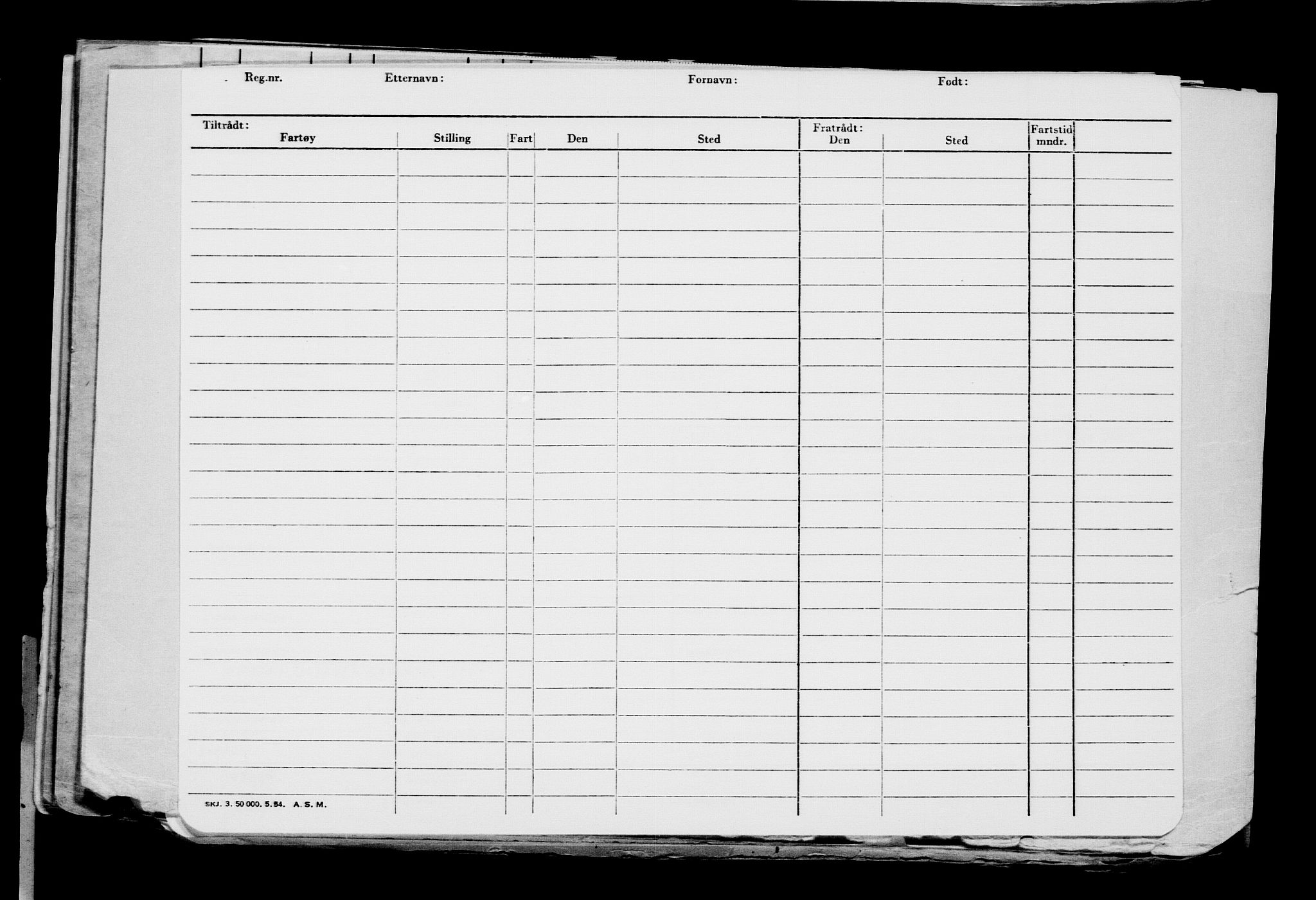 Direktoratet for sjømenn, AV/RA-S-3545/G/Gb/L0173: Hovedkort, 1919, s. 601