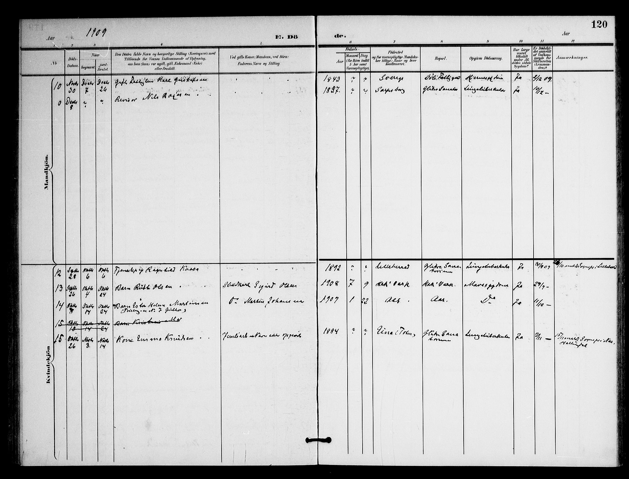 Nittedal prestekontor Kirkebøker, AV/SAO-A-10365a/F/Fb/L0002: Ministerialbok nr. II 2, 1902-1921, s. 120