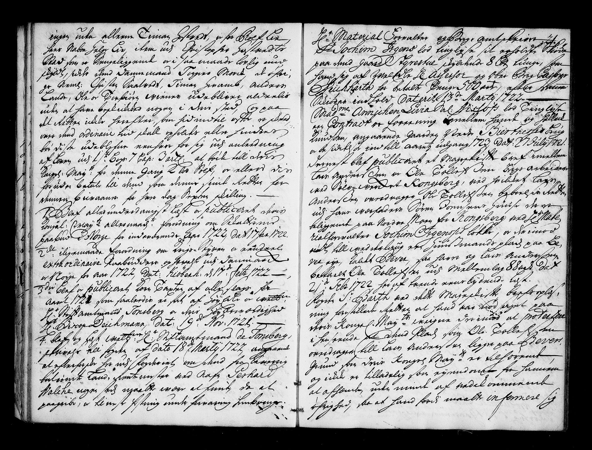 Numedal og Sandsvær sorenskriveri, AV/SAKO-A-128/F/Fa/Faa/L0052: Tingbok, 1722, s. 20b-21a