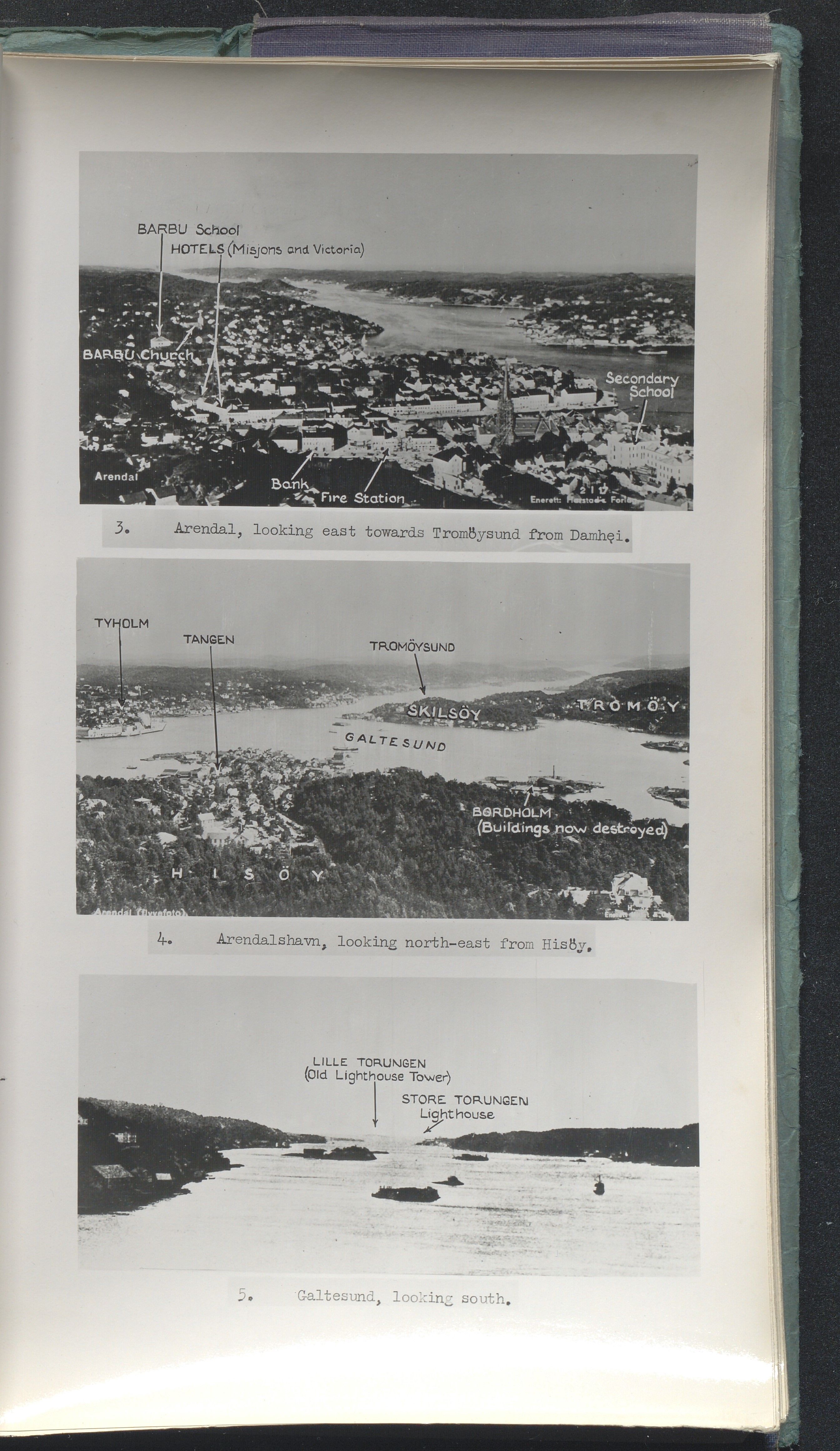 Inter-Services Topographic Department, AAKS/PA-3083/F/L0001: Arendal Port and Town, 1944