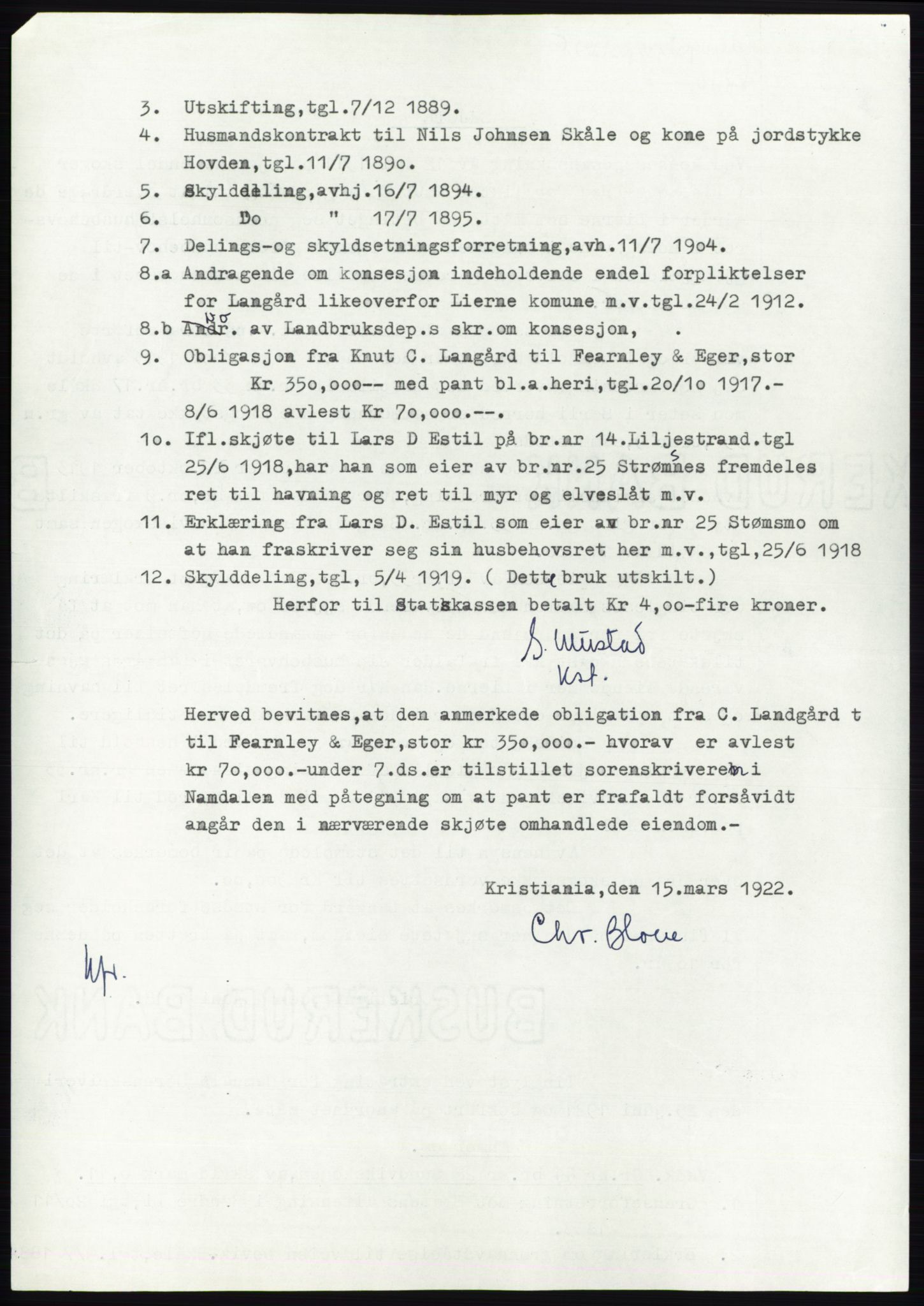 Namdal sorenskriveri, SAT/A-4133/1/2/2C: Pantebok nr. -, 1916-1921, Tingl.dato: 11.06.1921